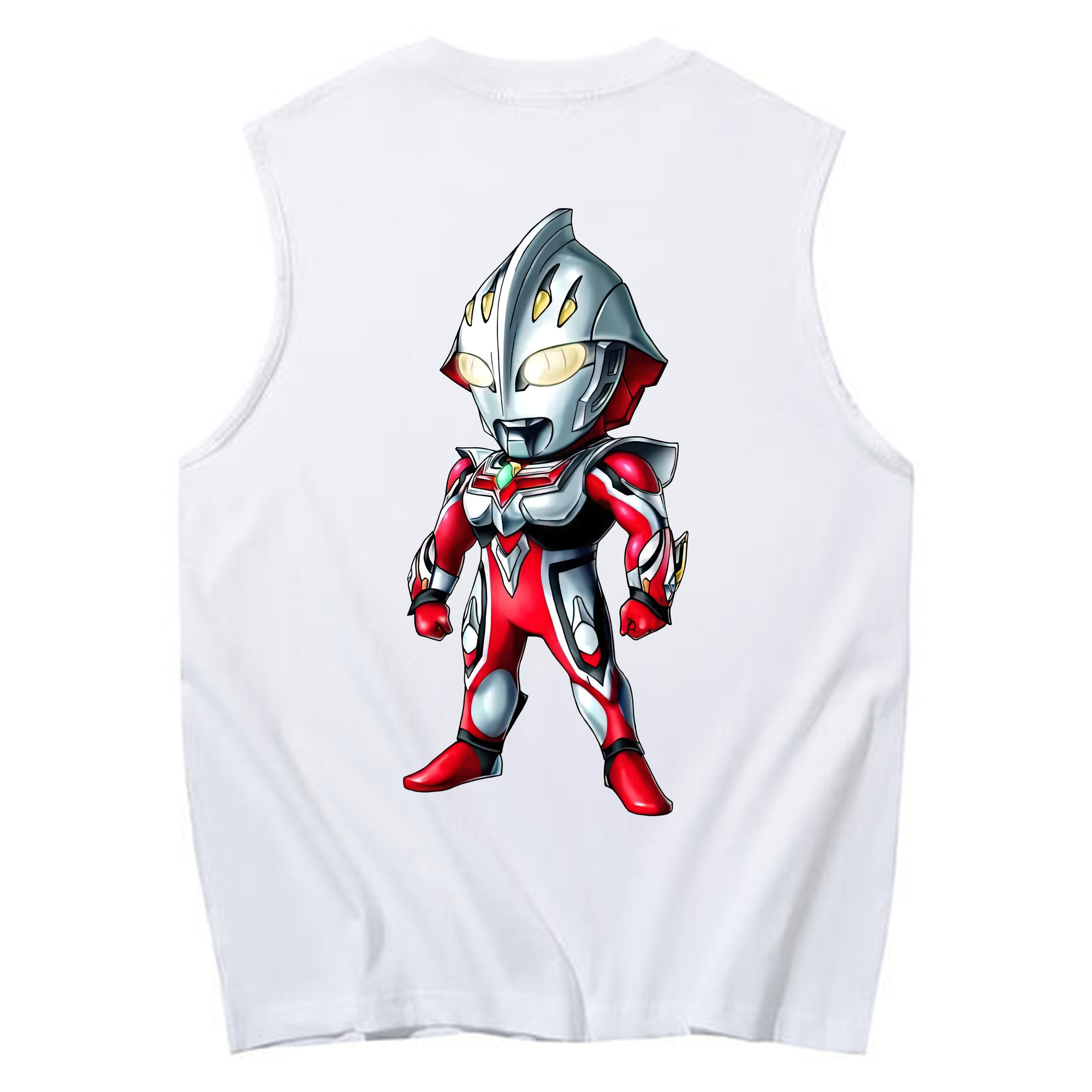 （画像用） ウルトラマン Ultraman コットン100％タンクトップ（背面プリント）