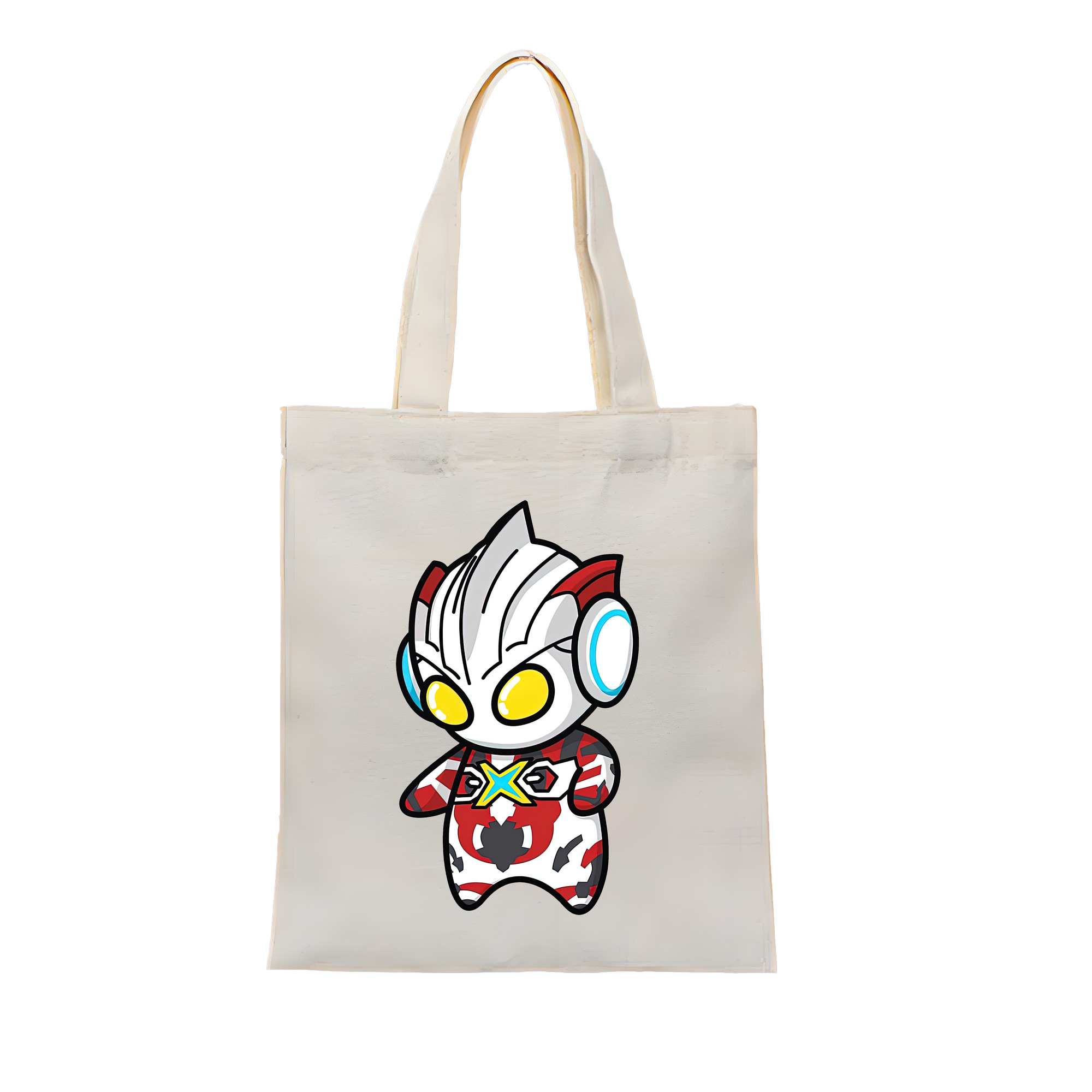（画像用） ウルトラマン Ultraman 縦型キャンバス生地手提げバッグ　トートバッグ