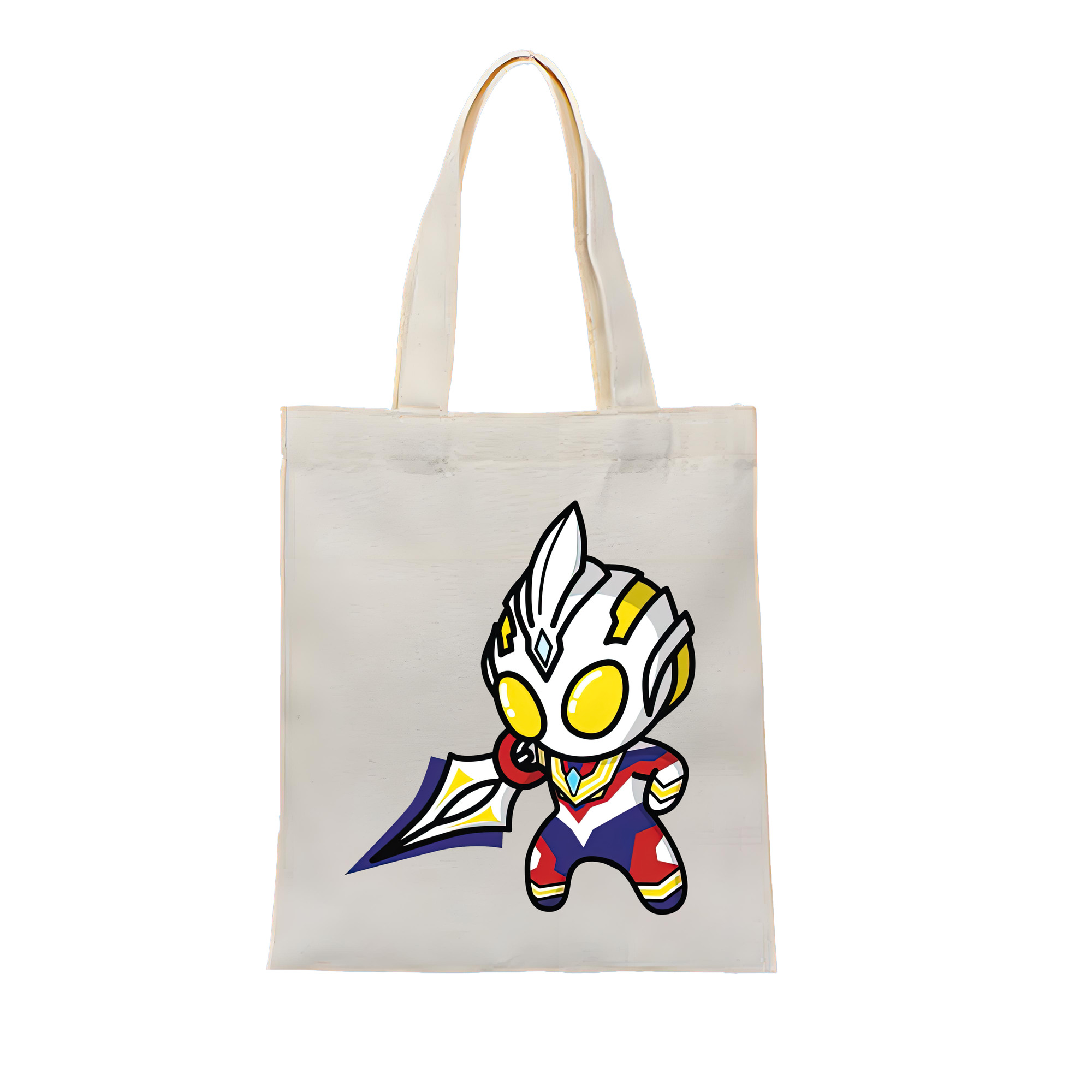 （画像用） ウルトラマン Ultraman 縦型キャンバス生地手提げバッグ　トートバッグ