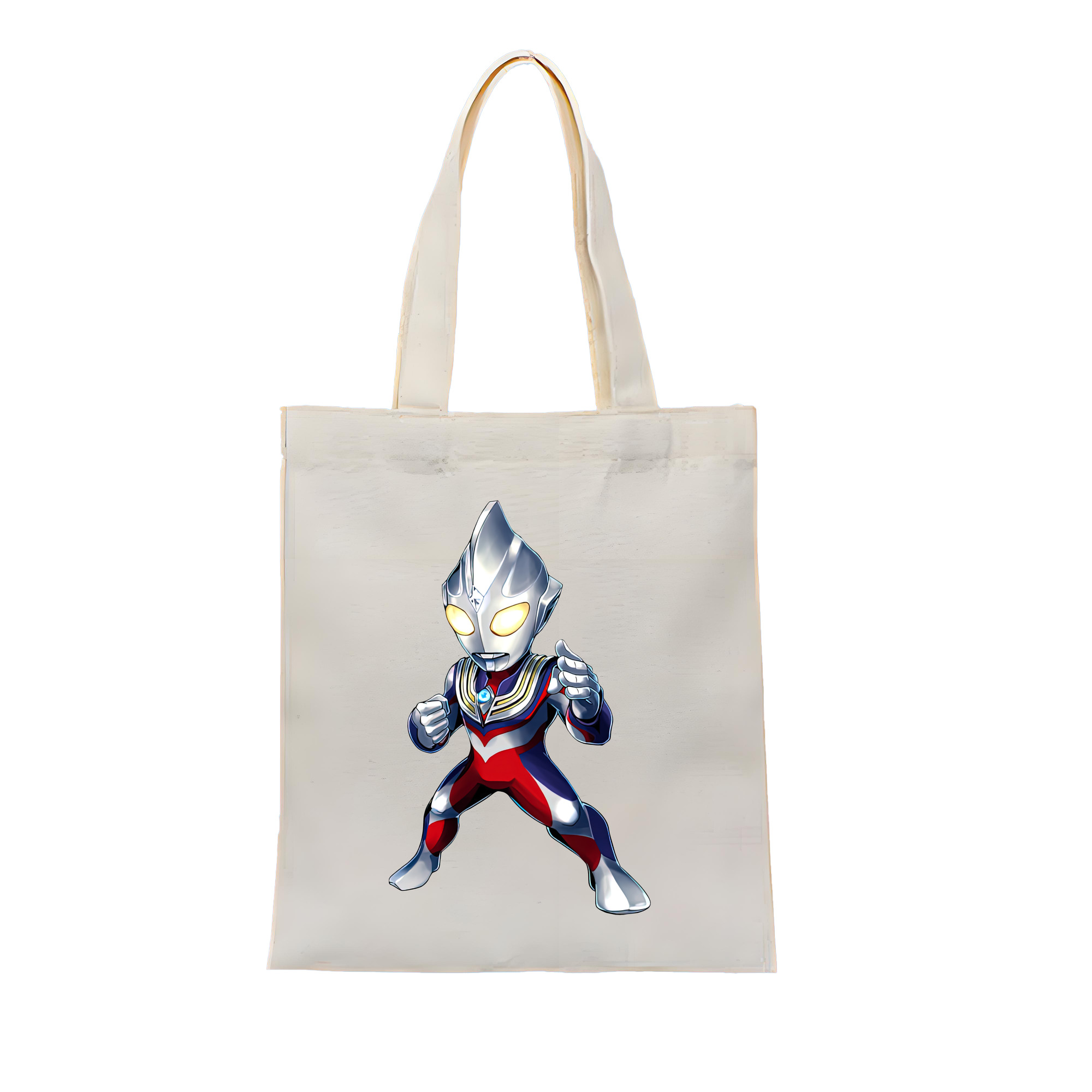 （画像用） ウルトラマン Ultraman 縦型キャンバス生地手提げバッグ　トートバッグ