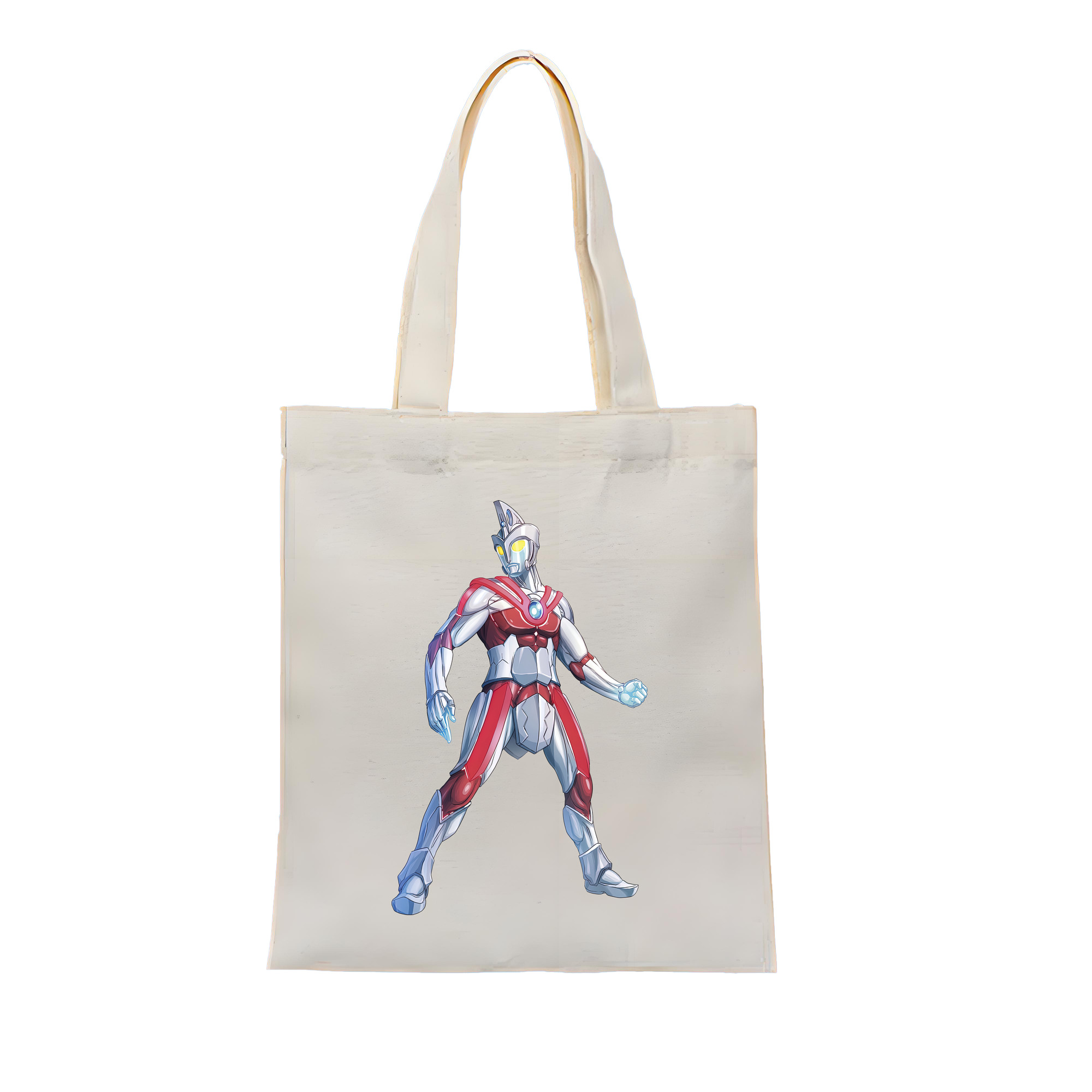 （画像用） ウルトラマン Ultraman 縦型キャンバス生地手提げバッグ　トートバッグ