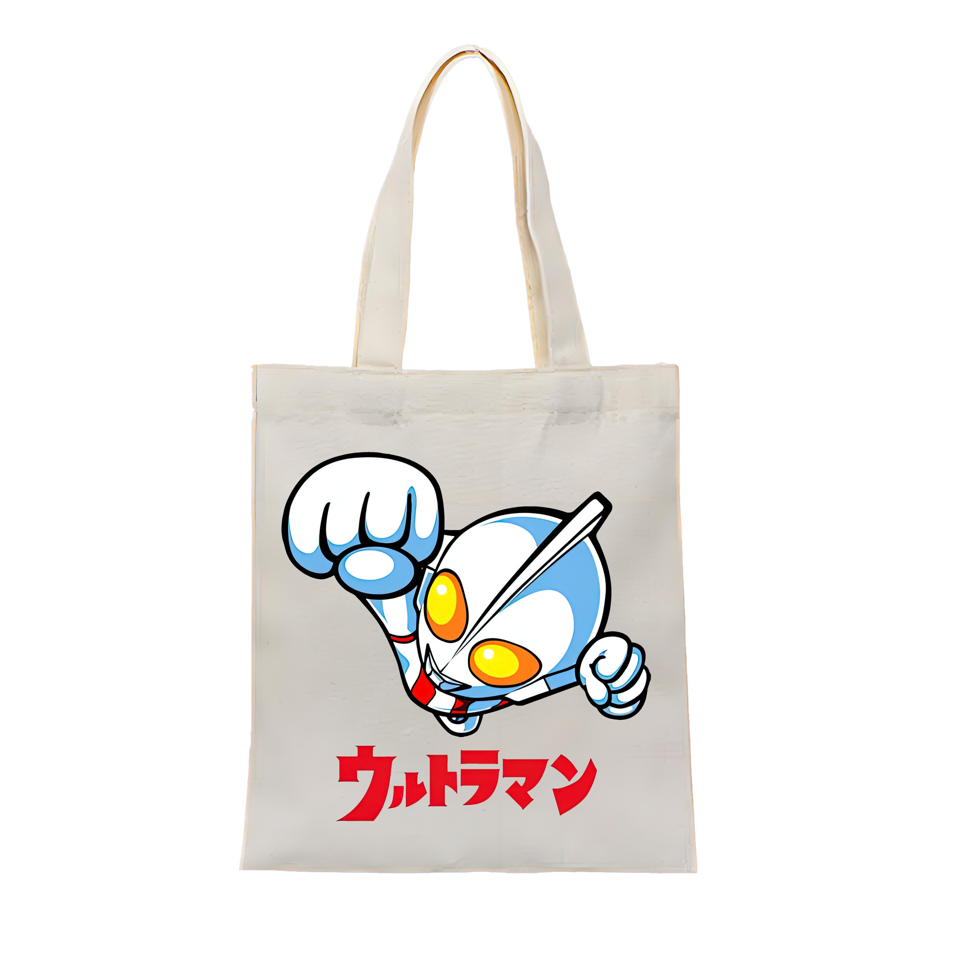 （画像用） ウルトラマン Ultraman 縦型キャンバス生地手提げバッグ　トートバッグ
