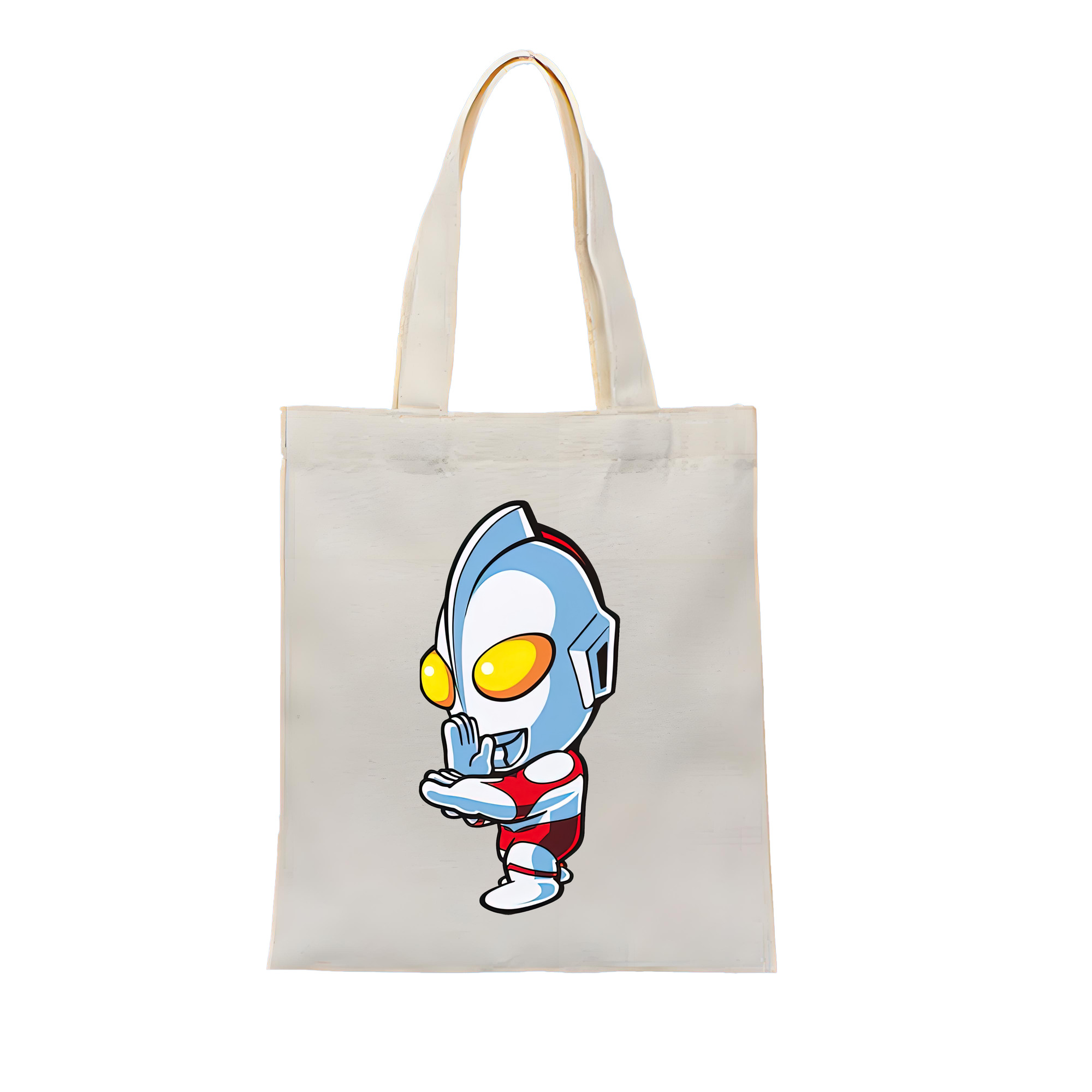 （画像用） ウルトラマン Ultraman 縦型キャンバス生地手提げバッグ　トートバッグ