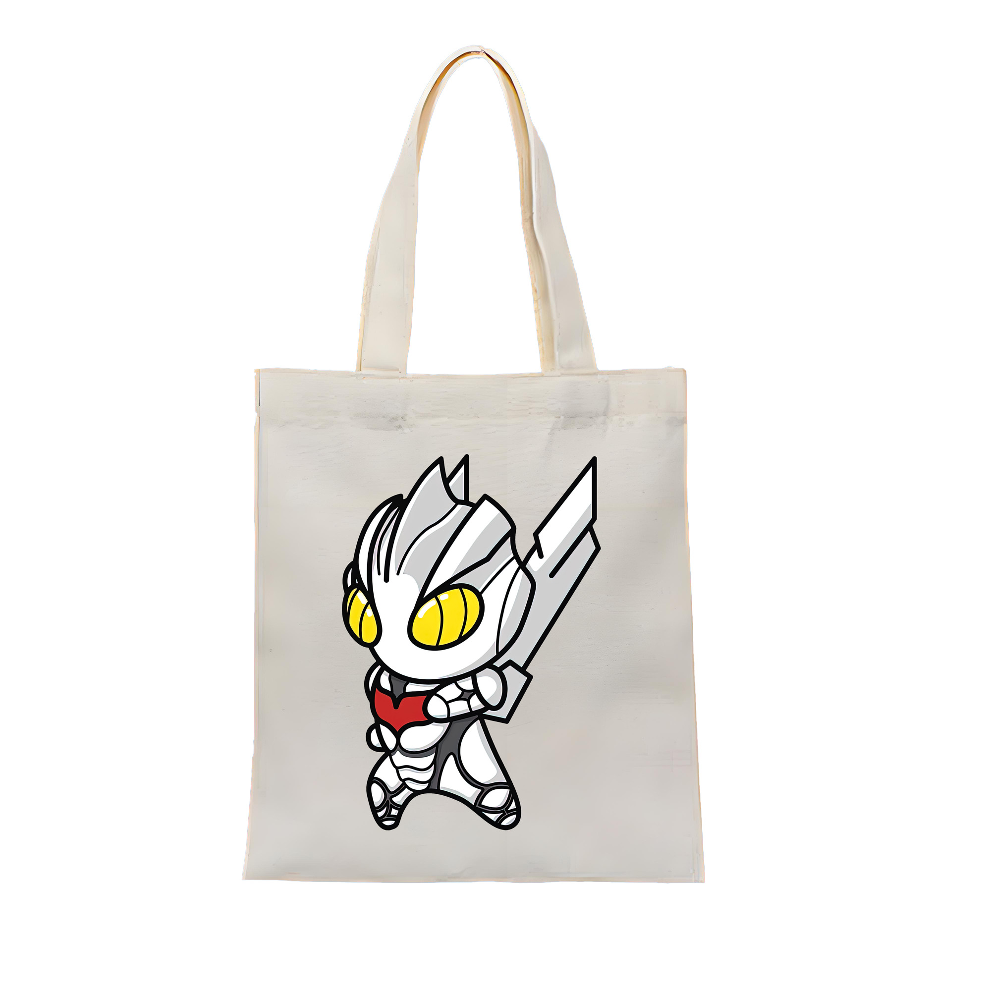 （画像用） ウルトラマン Ultraman 縦型キャンバス生地手提げバッグ　トートバッグ