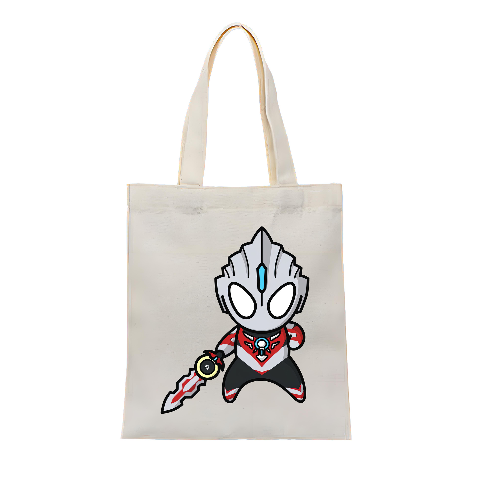（画像用） ウルトラマン Ultraman 縦型キャンバス生地手提げバッグ　トートバッグ