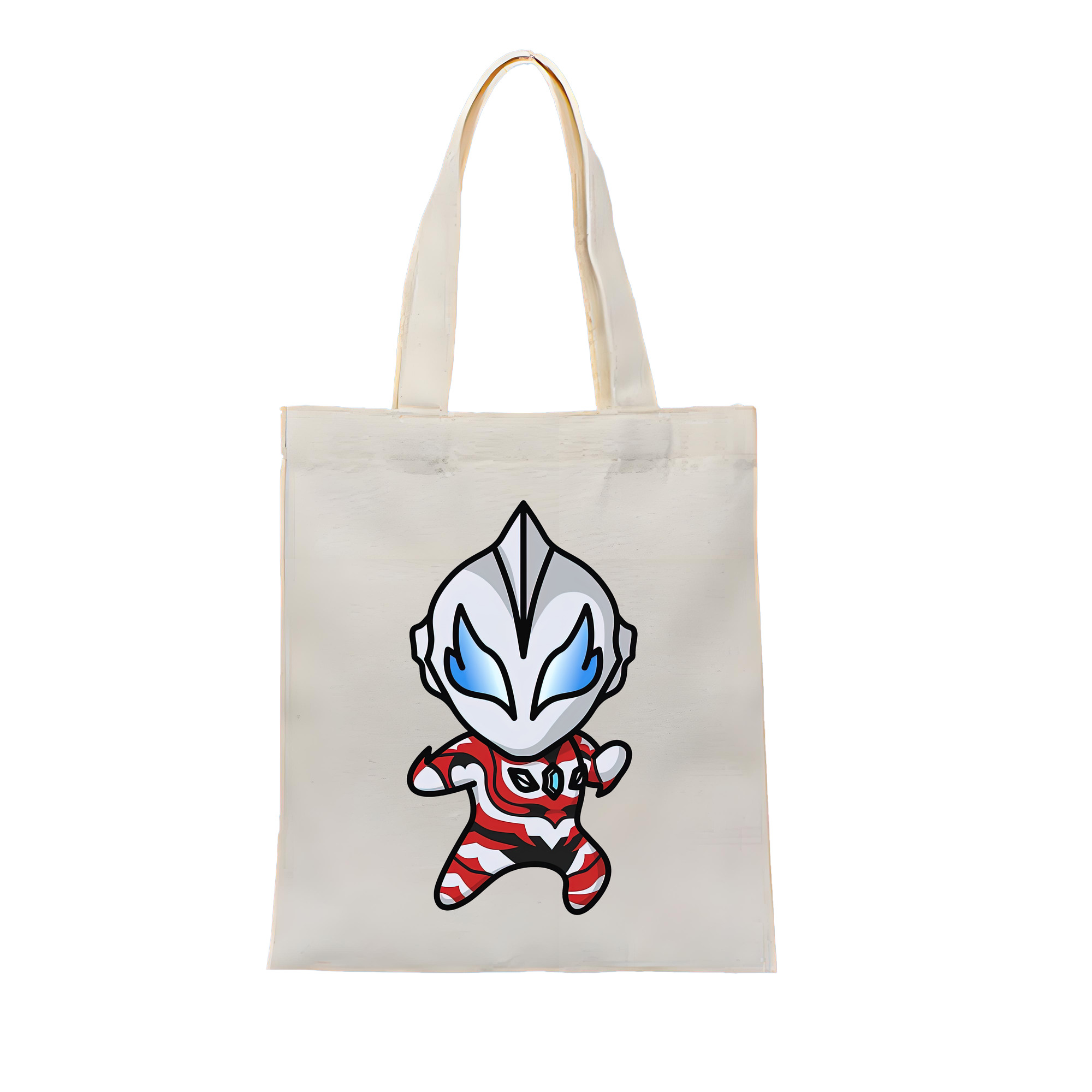 （画像用） ウルトラマン Ultraman 縦型キャンバス生地手提げバッグ　トートバッグ