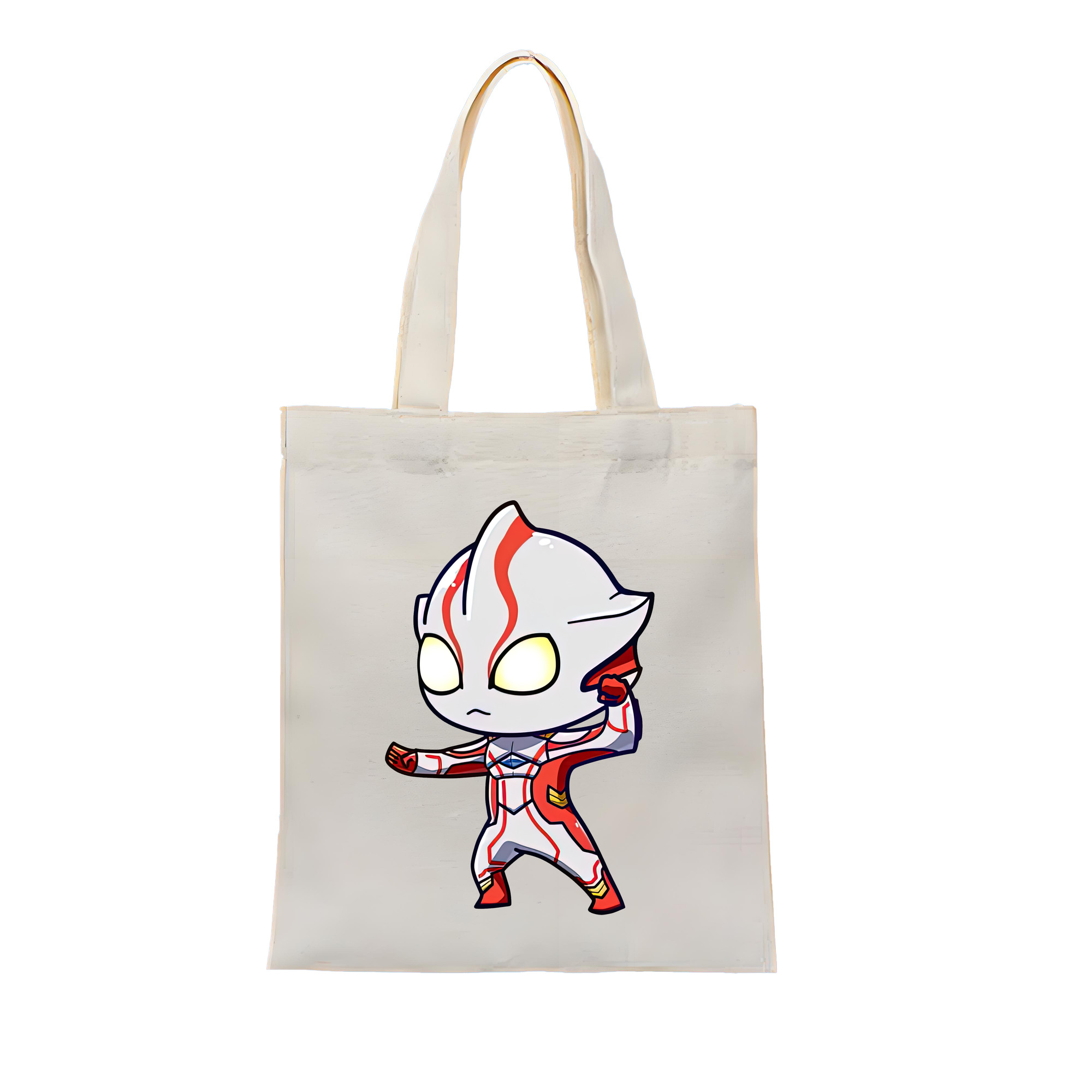 （画像用） ウルトラマン Ultraman 縦型キャンバス生地手提げバッグ　トートバッグ