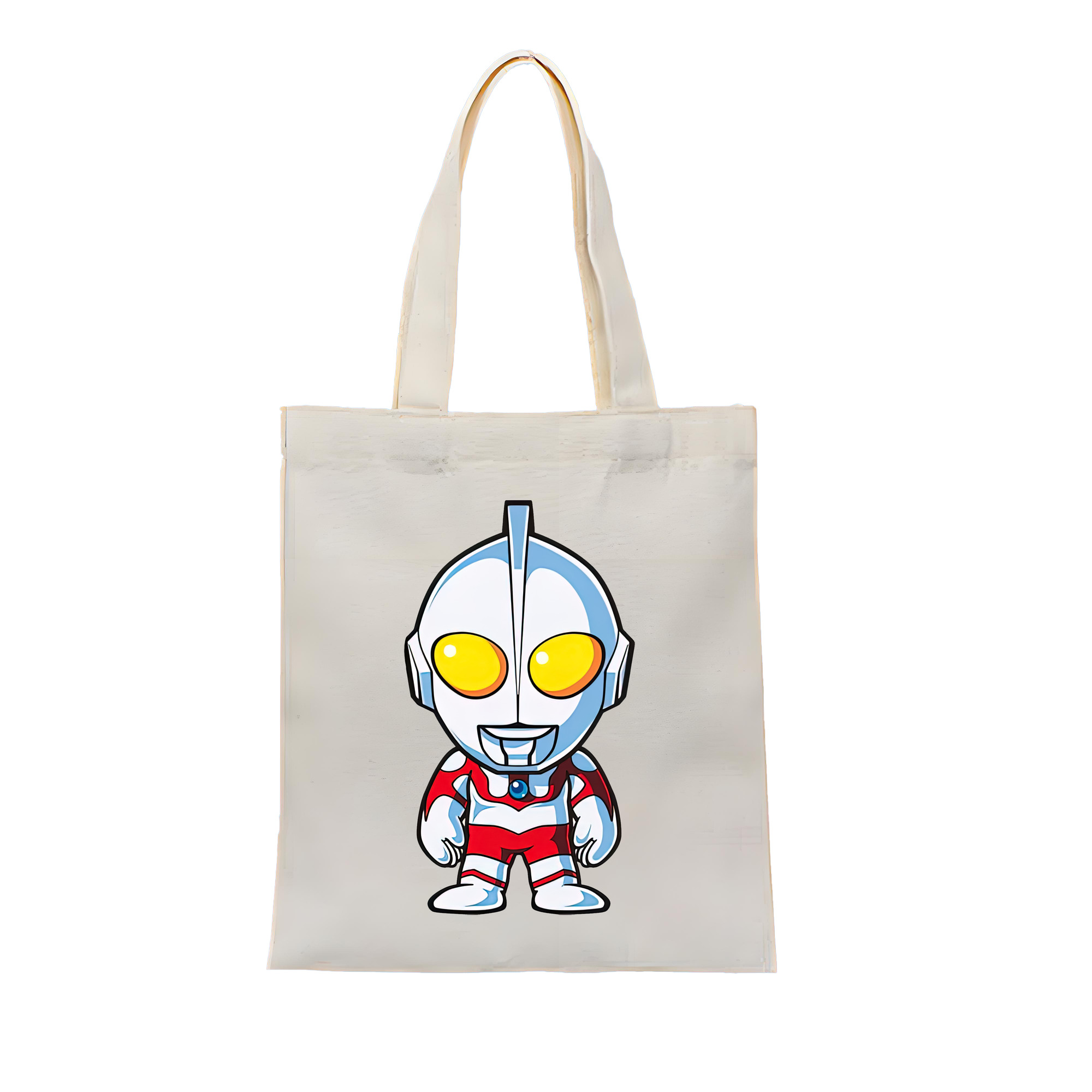 （画像用） ウルトラマン Ultraman 縦型キャンバス生地手提げバッグ　トートバッグ