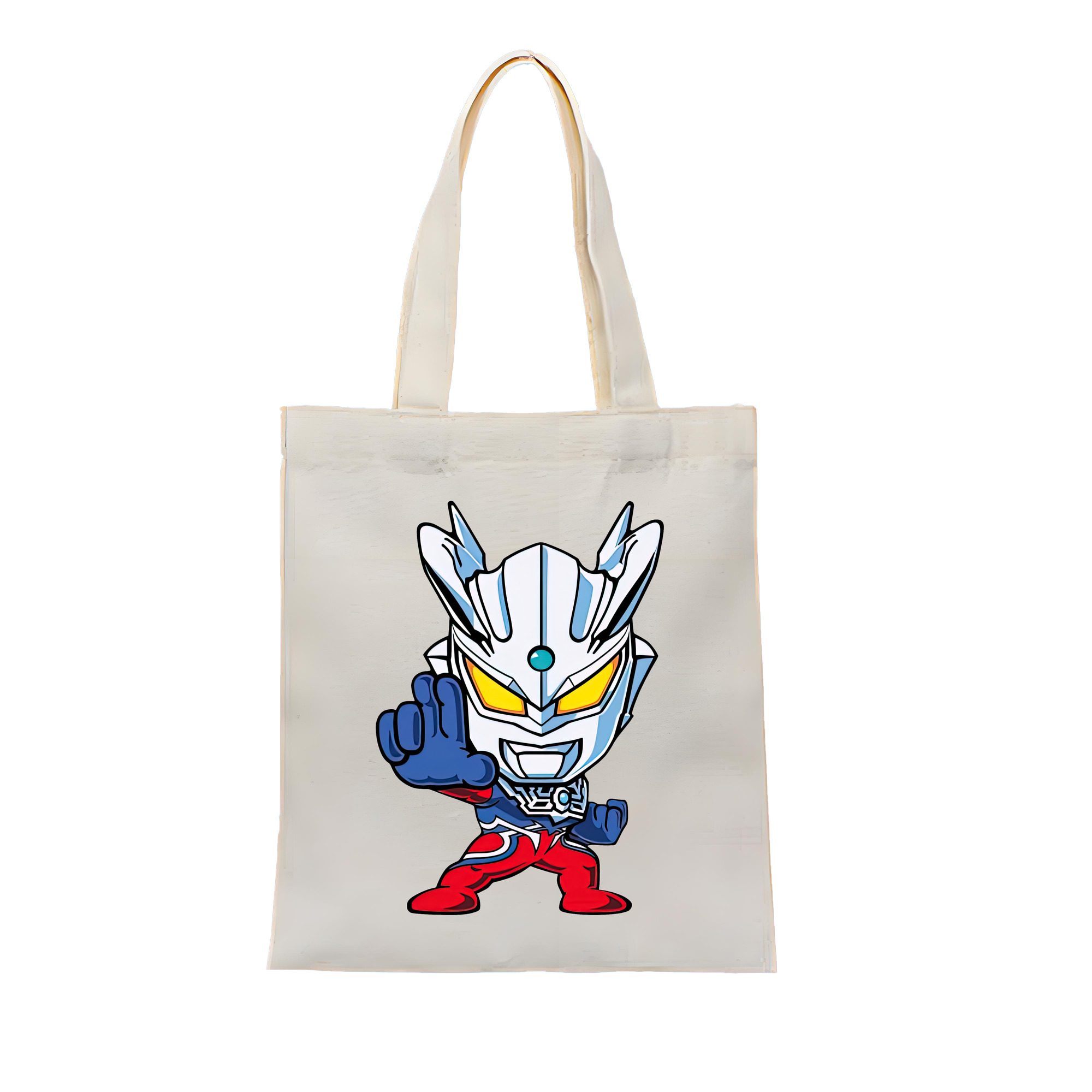 （画像用） ウルトラマン Ultraman 縦型キャンバス生地手提げバッグ　トートバッグ