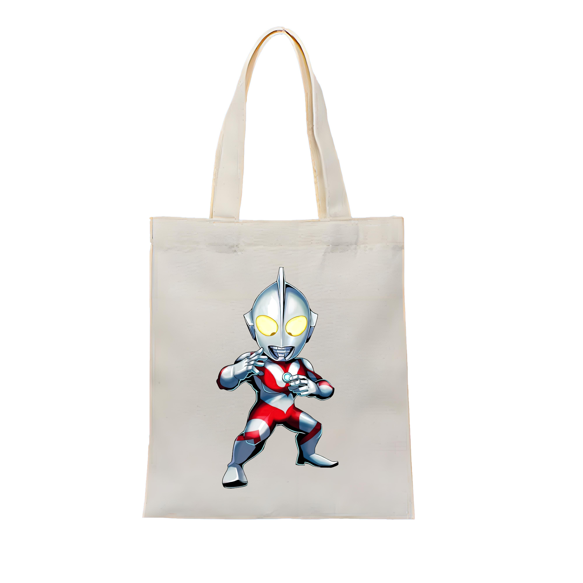 （画像用） ウルトラマン Ultraman 縦型キャンバス生地手提げバッグ　トートバッグ