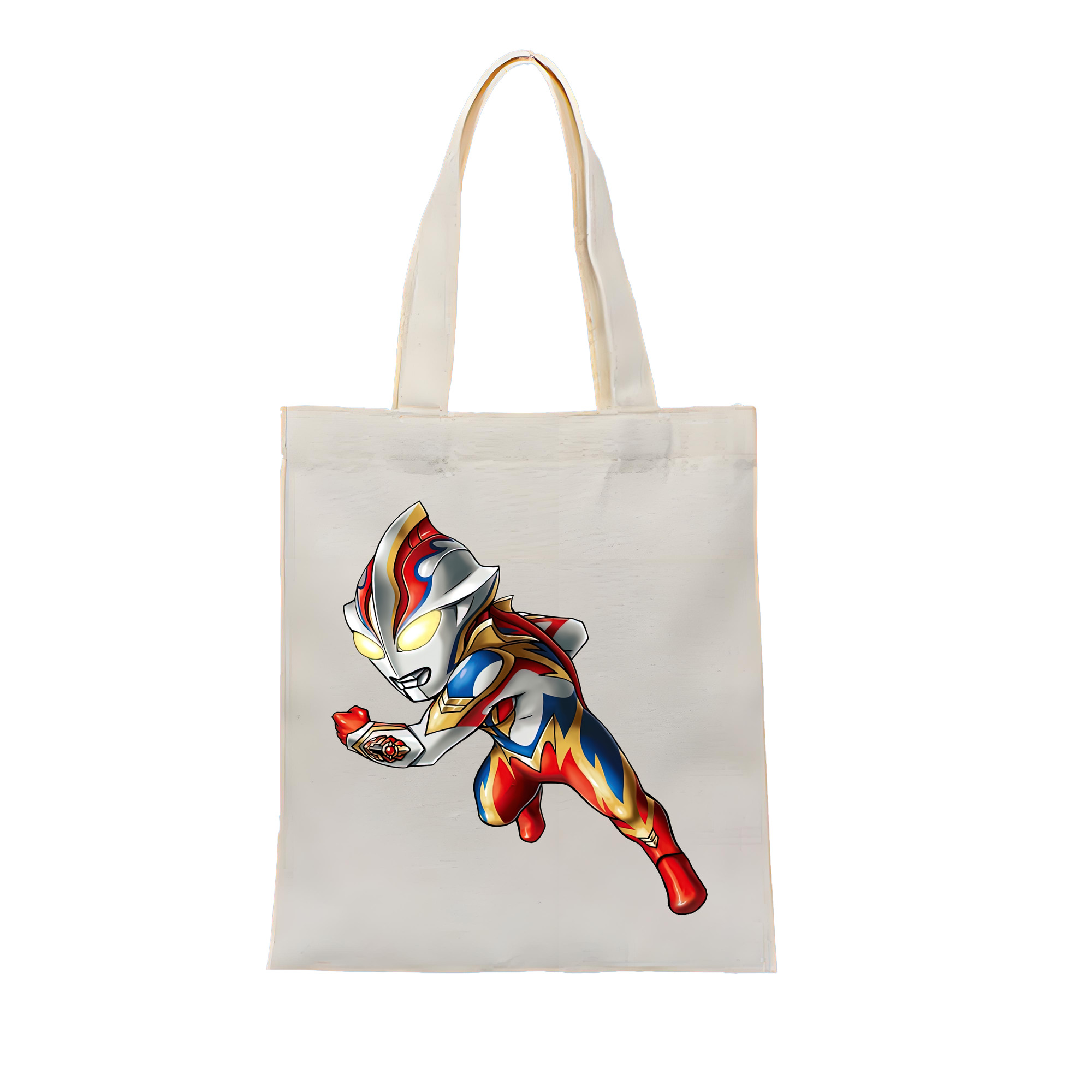 （画像用） ウルトラマン Ultraman 縦型キャンバス生地手提げバッグ　トートバッグ