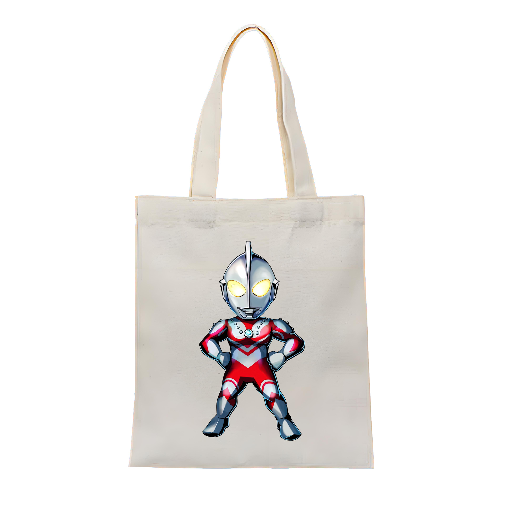 （画像用） ウルトラマン Ultraman 縦型キャンバス生地手提げバッグ　トートバッグ