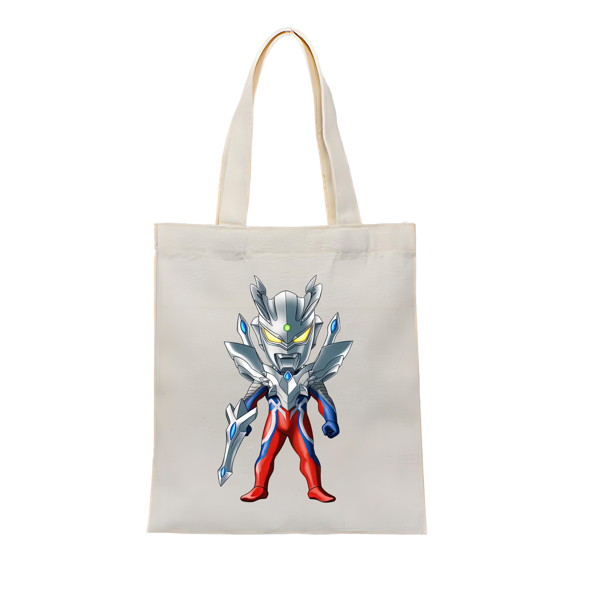 （画像用） ウルトラマン Ultraman 縦型キャンバス生地手提げバッグ　トートバッグ