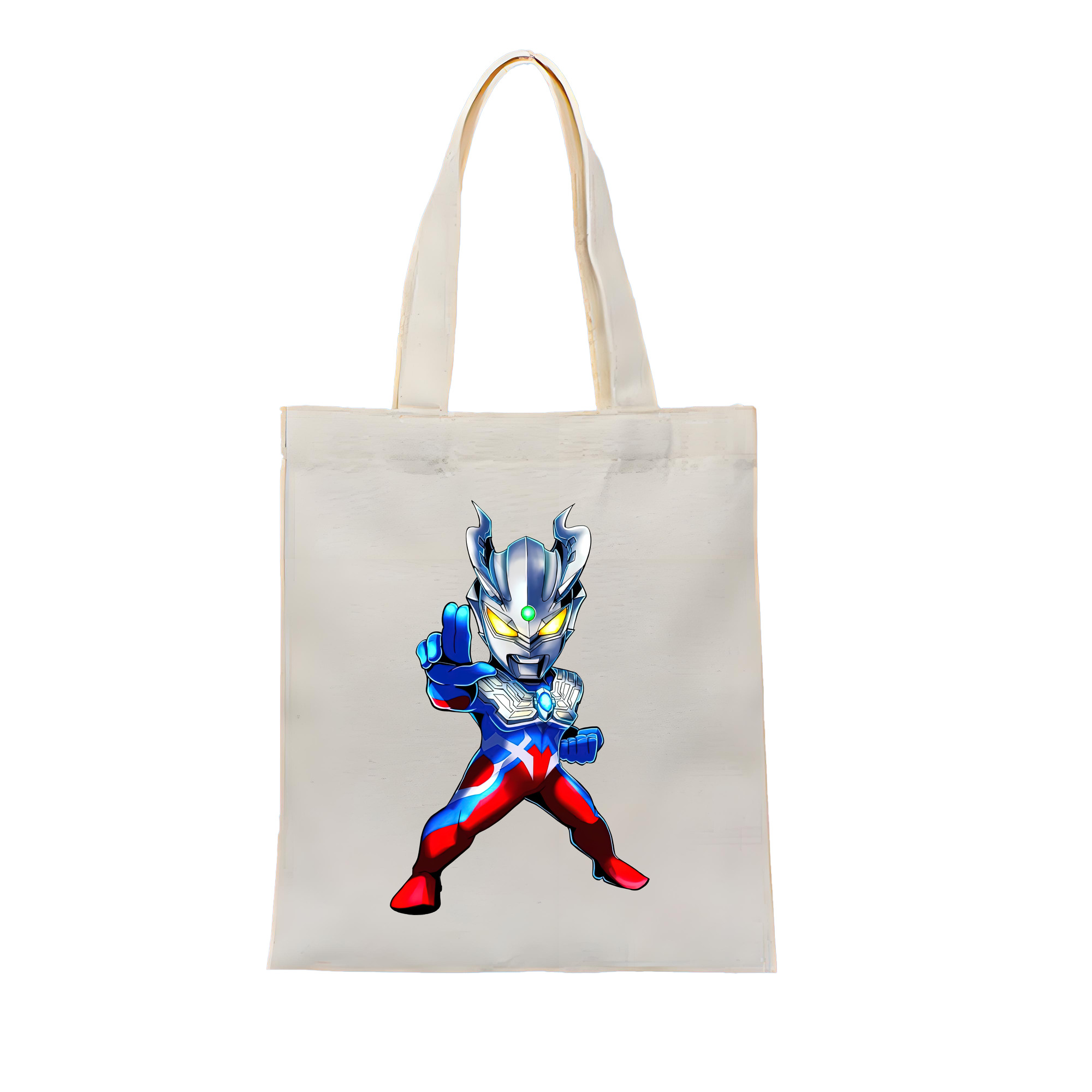 （画像用） ウルトラマン Ultraman 縦型キャンバス生地手提げバッグ　トートバッグ