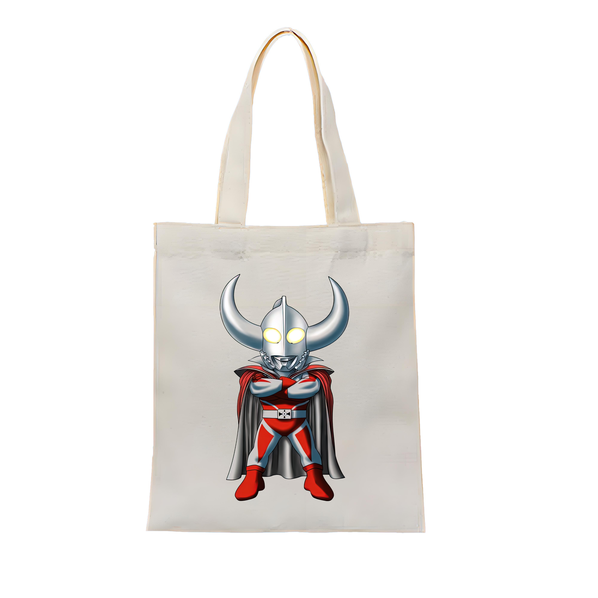 （画像用） ウルトラマン Ultraman 縦型キャンバス生地手提げバッグ　トートバッグ
