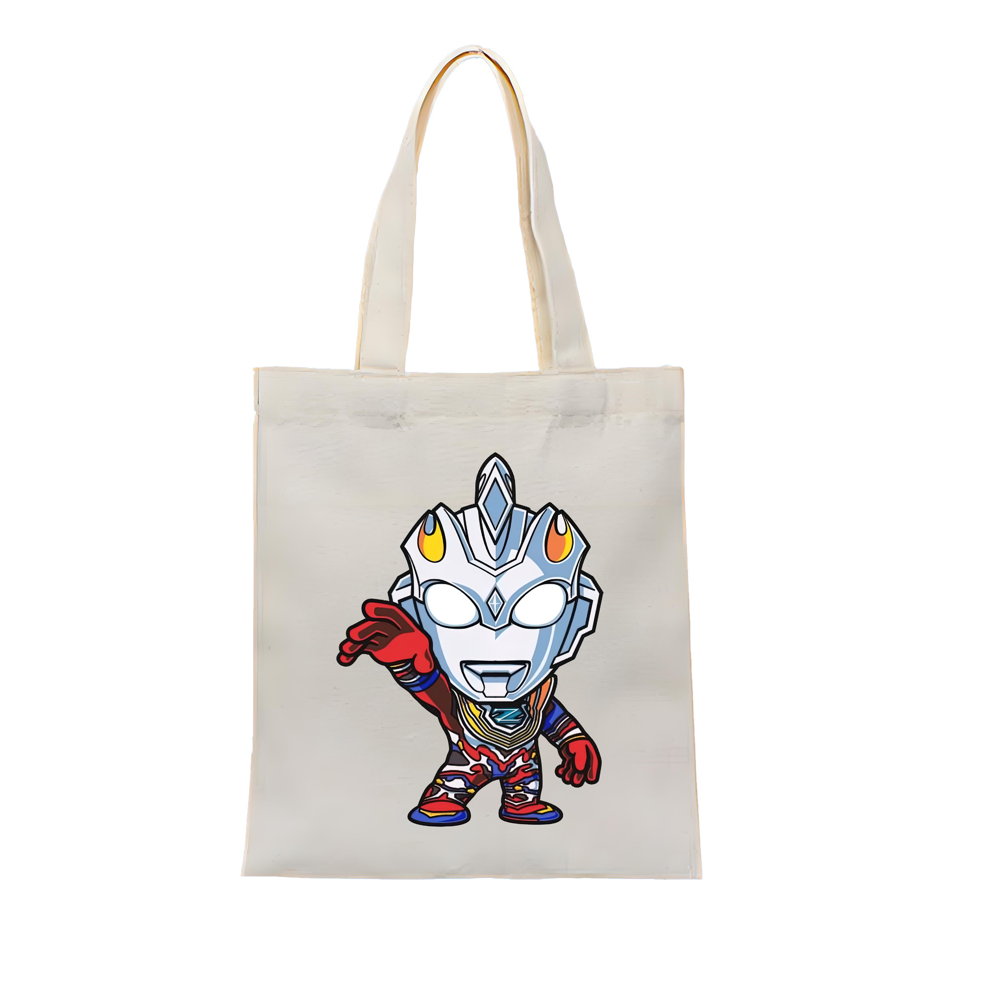 （画像用） ウルトラマン Ultraman 縦型キャンバス生地手提げバッグ　トートバッグ