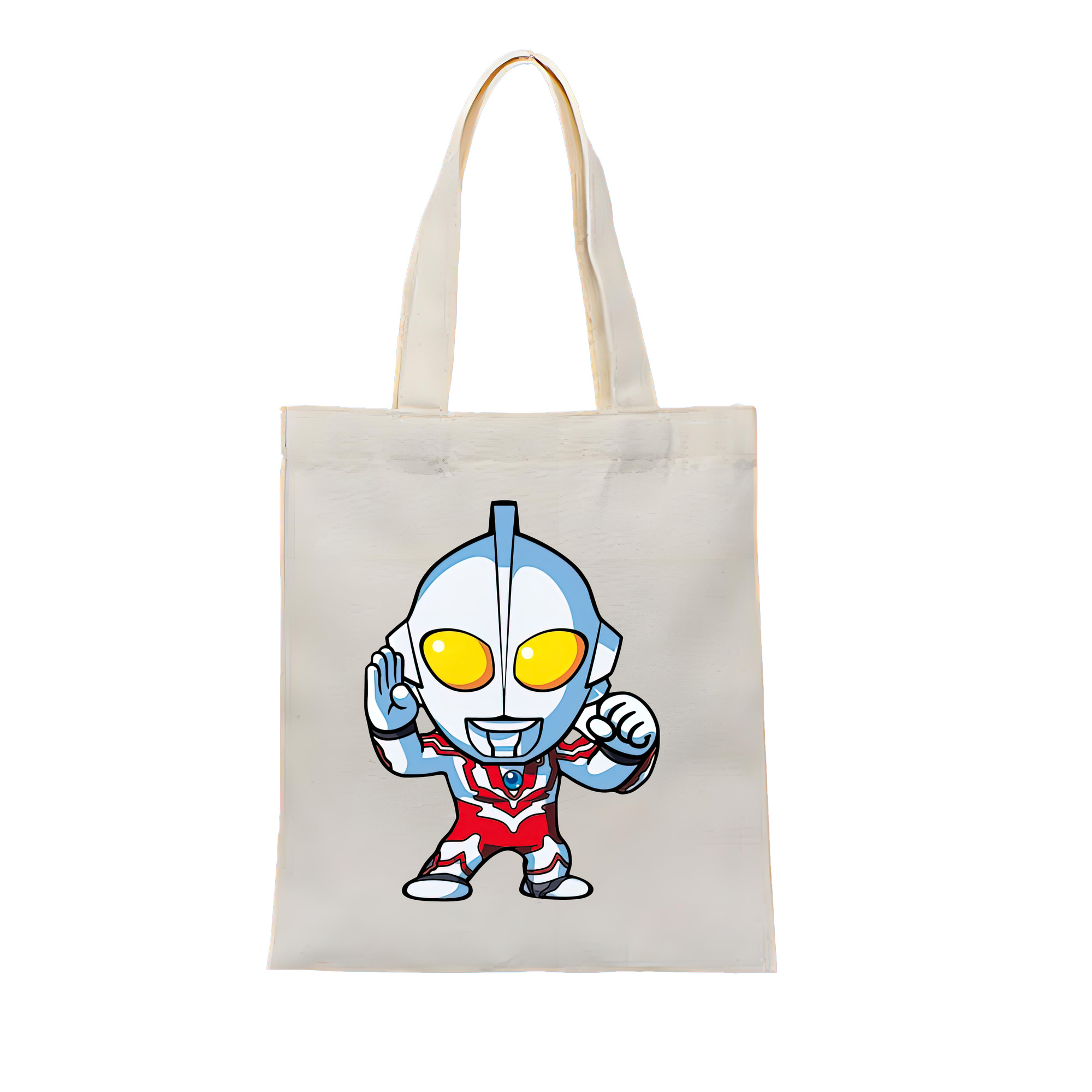 （画像用） ウルトラマン Ultraman 縦型キャンバス生地手提げバッグ　トートバッグ