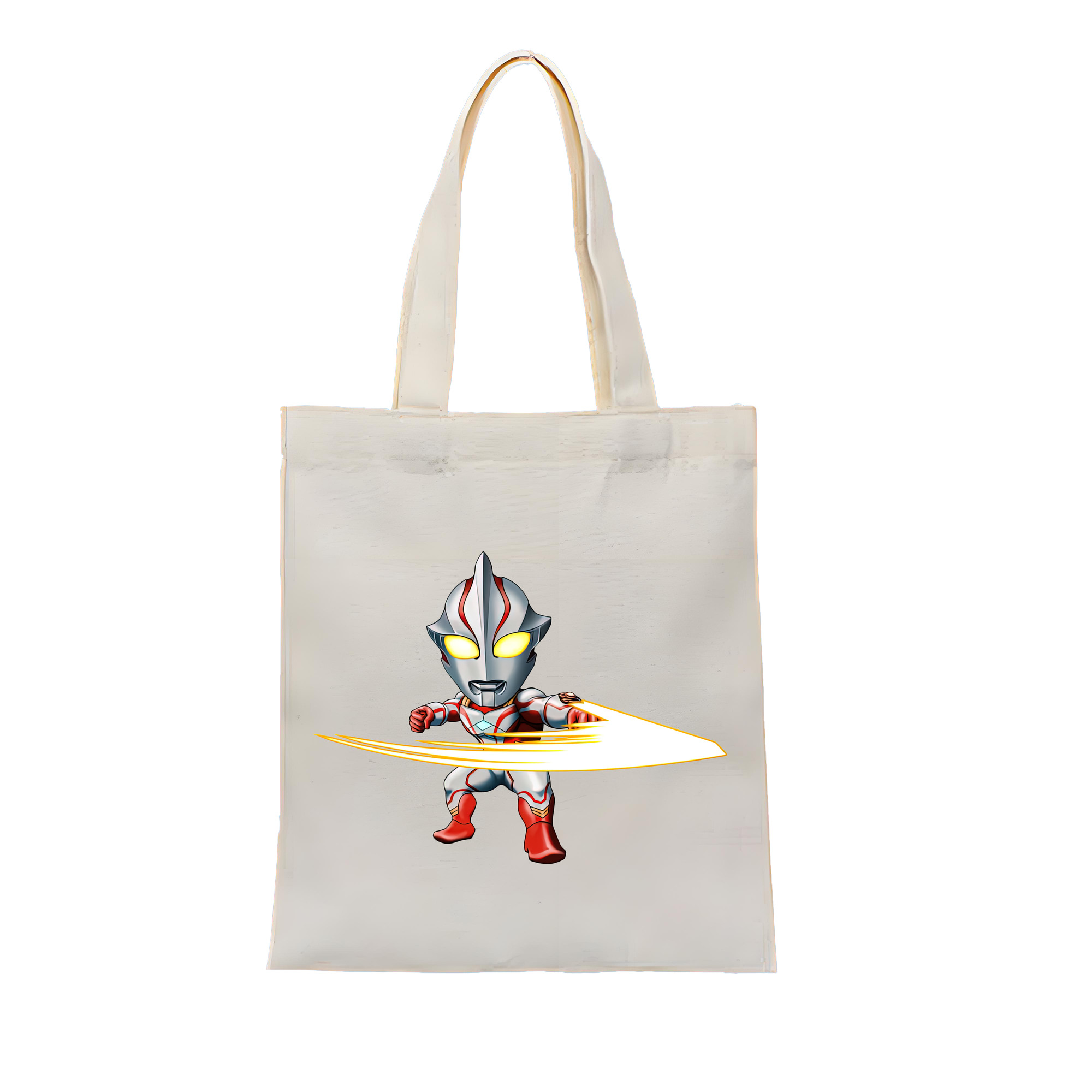 （画像用） ウルトラマン Ultraman 縦型キャンバス生地手提げバッグ　トートバッグ