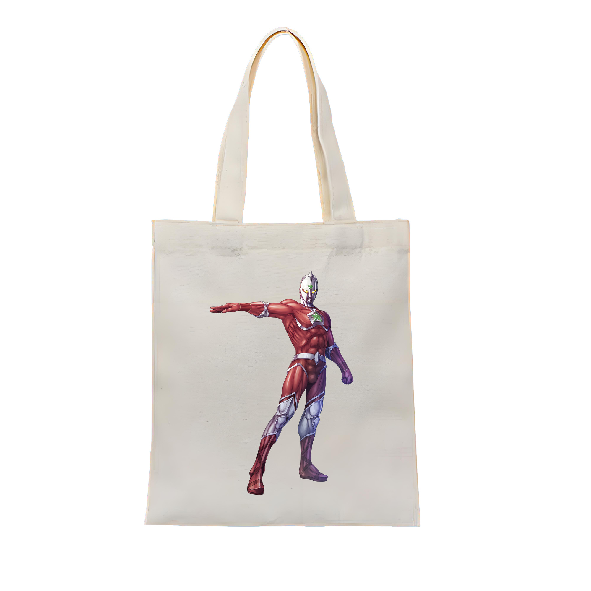 （画像用） ウルトラマン Ultraman 縦型キャンバス生地手提げバッグ　トートバッグ