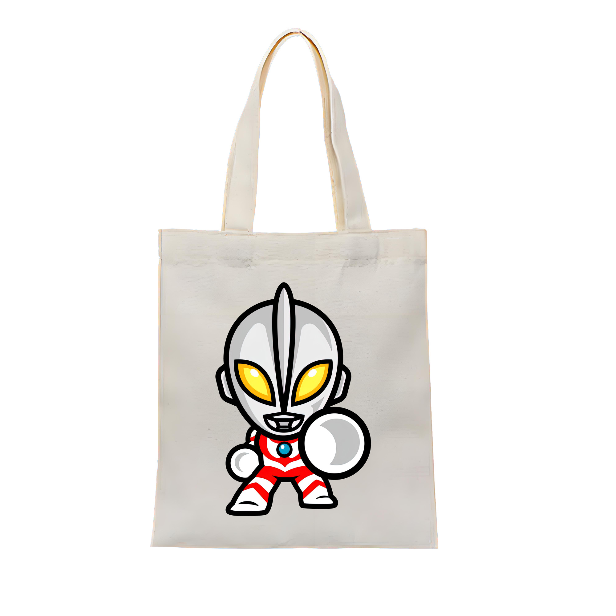 （画像用） ウルトラマン Ultraman 縦型キャンバス生地手提げバッグ　トートバッグ