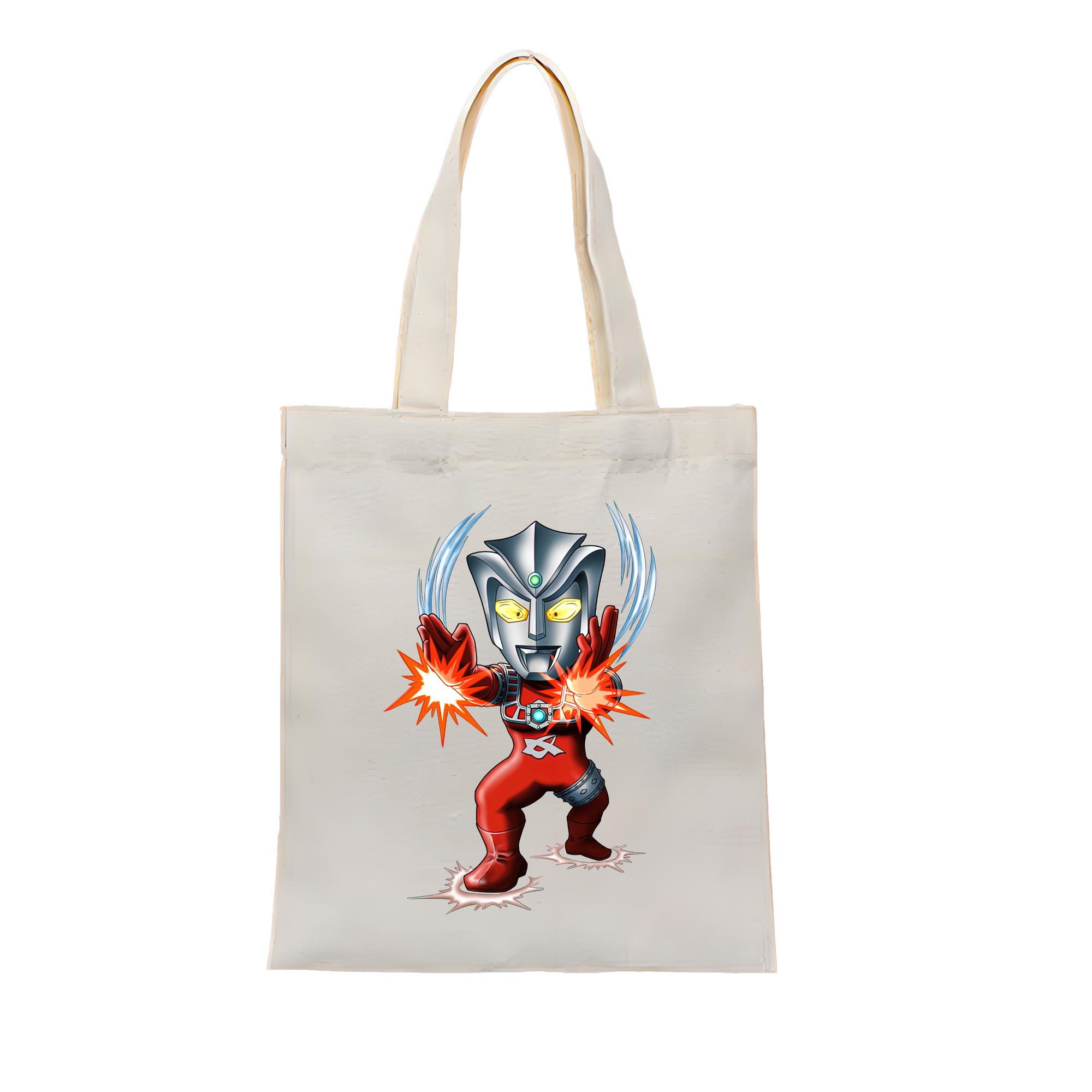 （画像用） ウルトラマン Ultraman 縦型キャンバス生地手提げバッグ　トートバッグ