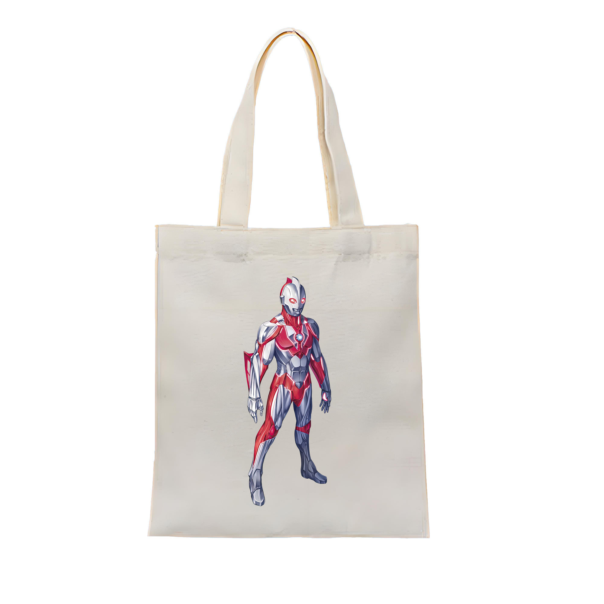 （画像用） ウルトラマン Ultraman 縦型キャンバス生地手提げバッグ　トートバッグ