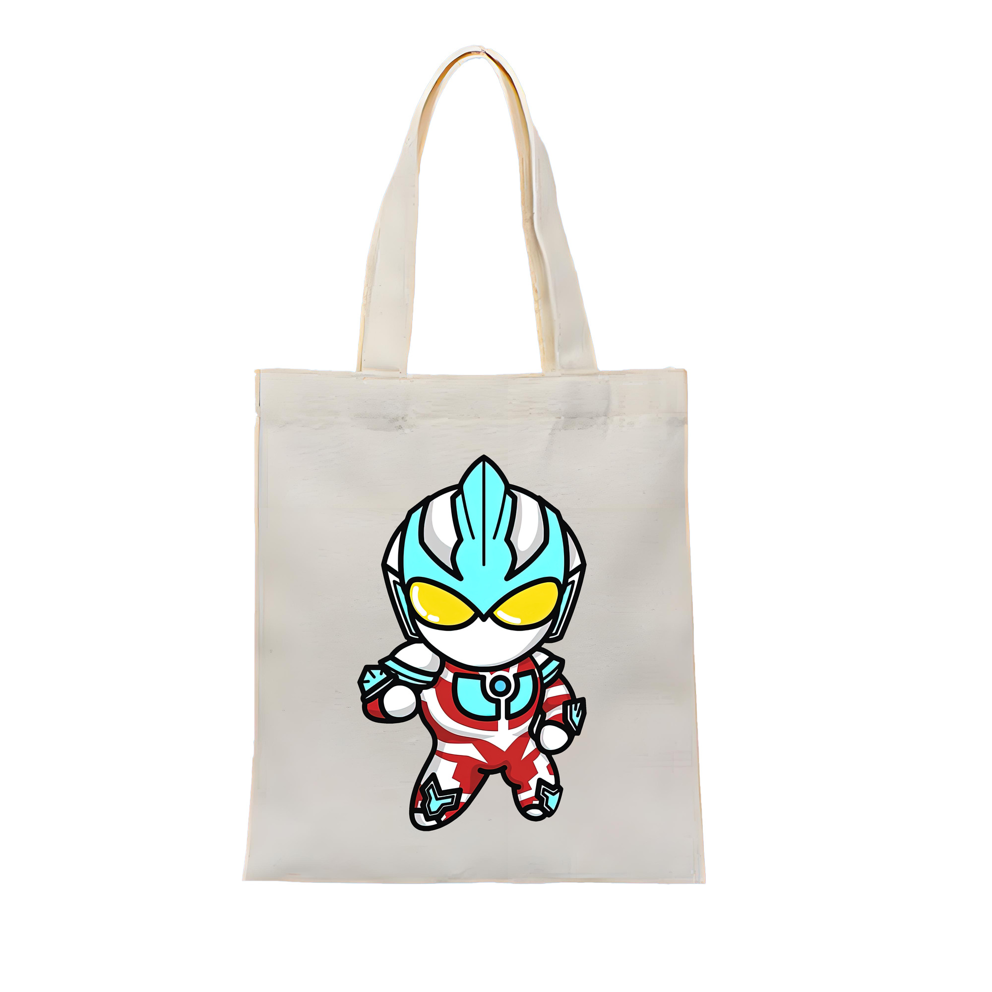 （画像用） ウルトラマン Ultraman 縦型キャンバス生地手提げバッグ　トートバッグ