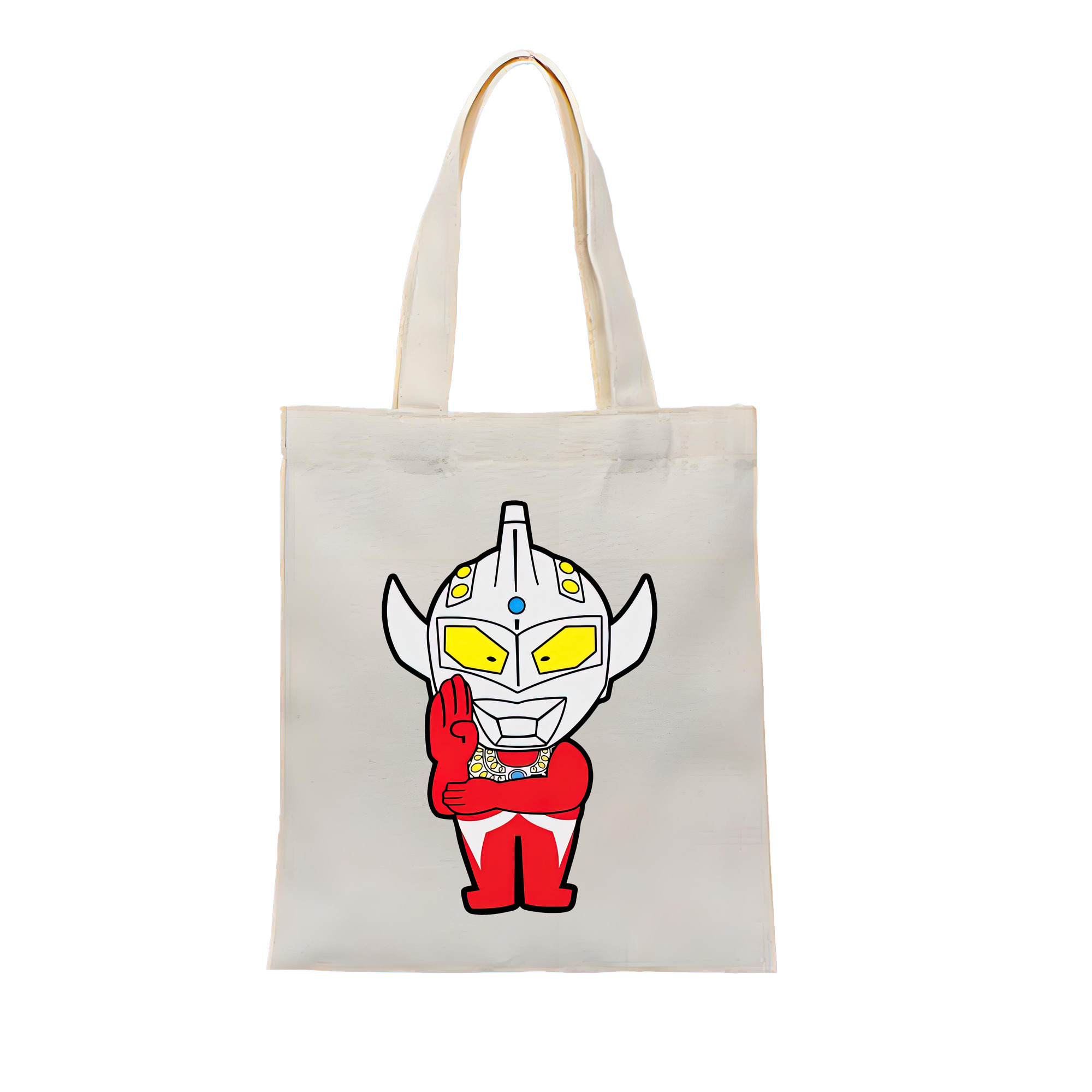 （画像用） ウルトラマン Ultraman 縦型キャンバス生地手提げバッグ　トートバッグ
