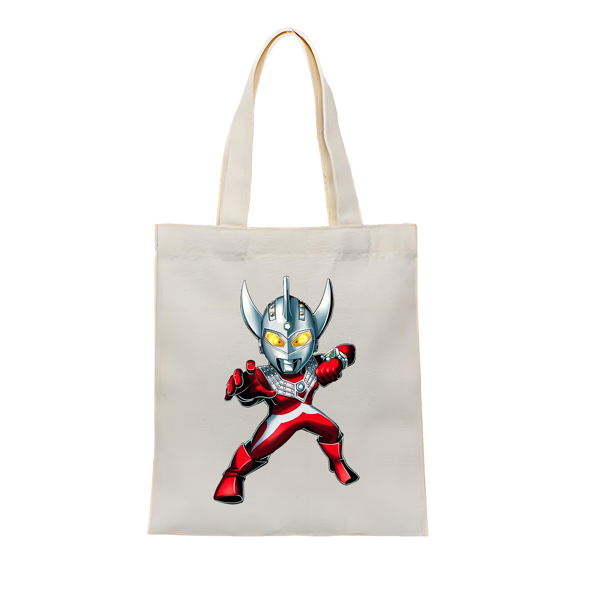 （画像用） ウルトラマン Ultraman 縦型キャンバス生地手提げバッグ　トートバッグ