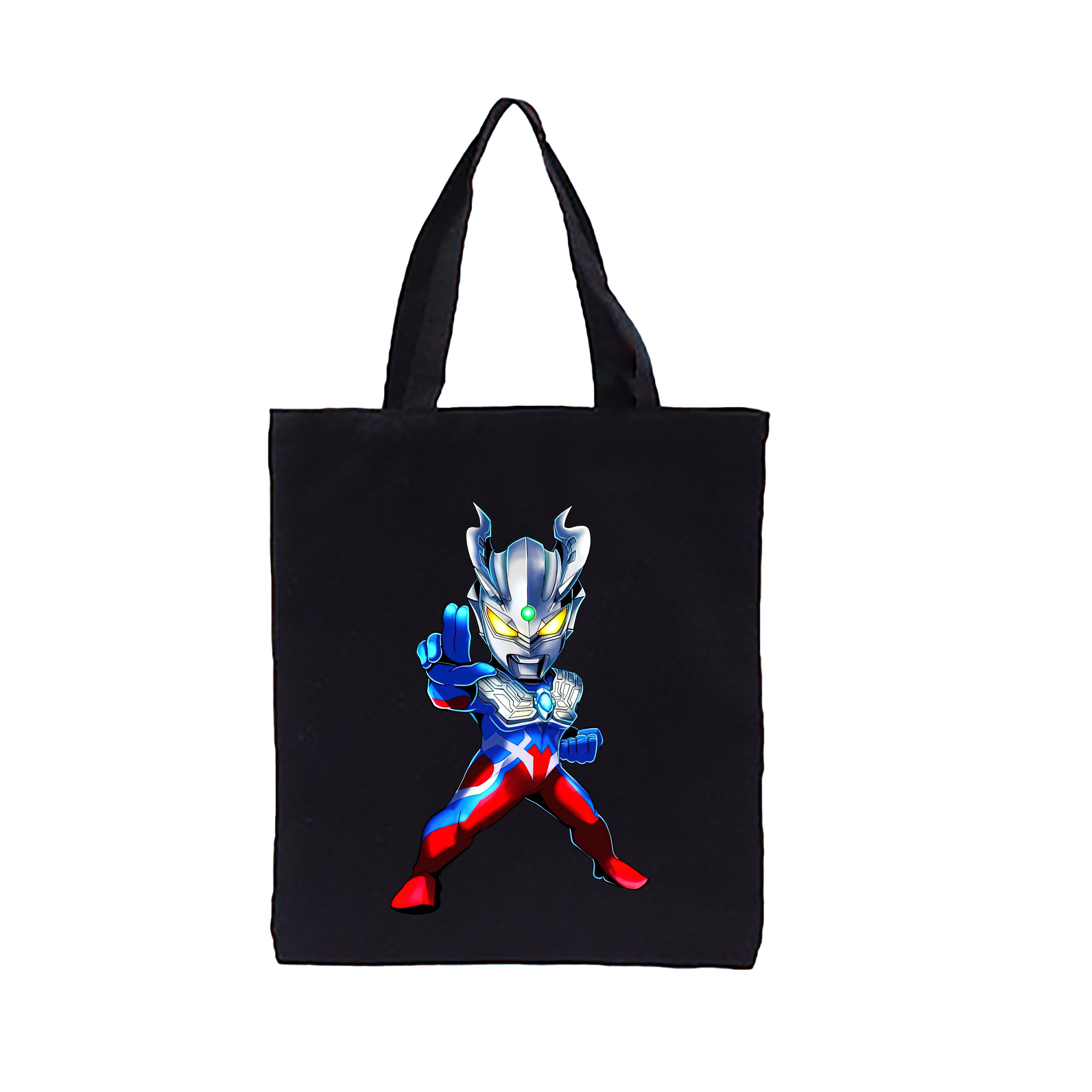 （画像用） ウルトラマン Ultraman 縦型キャンバス生地手提げバッグ　トートバッグ