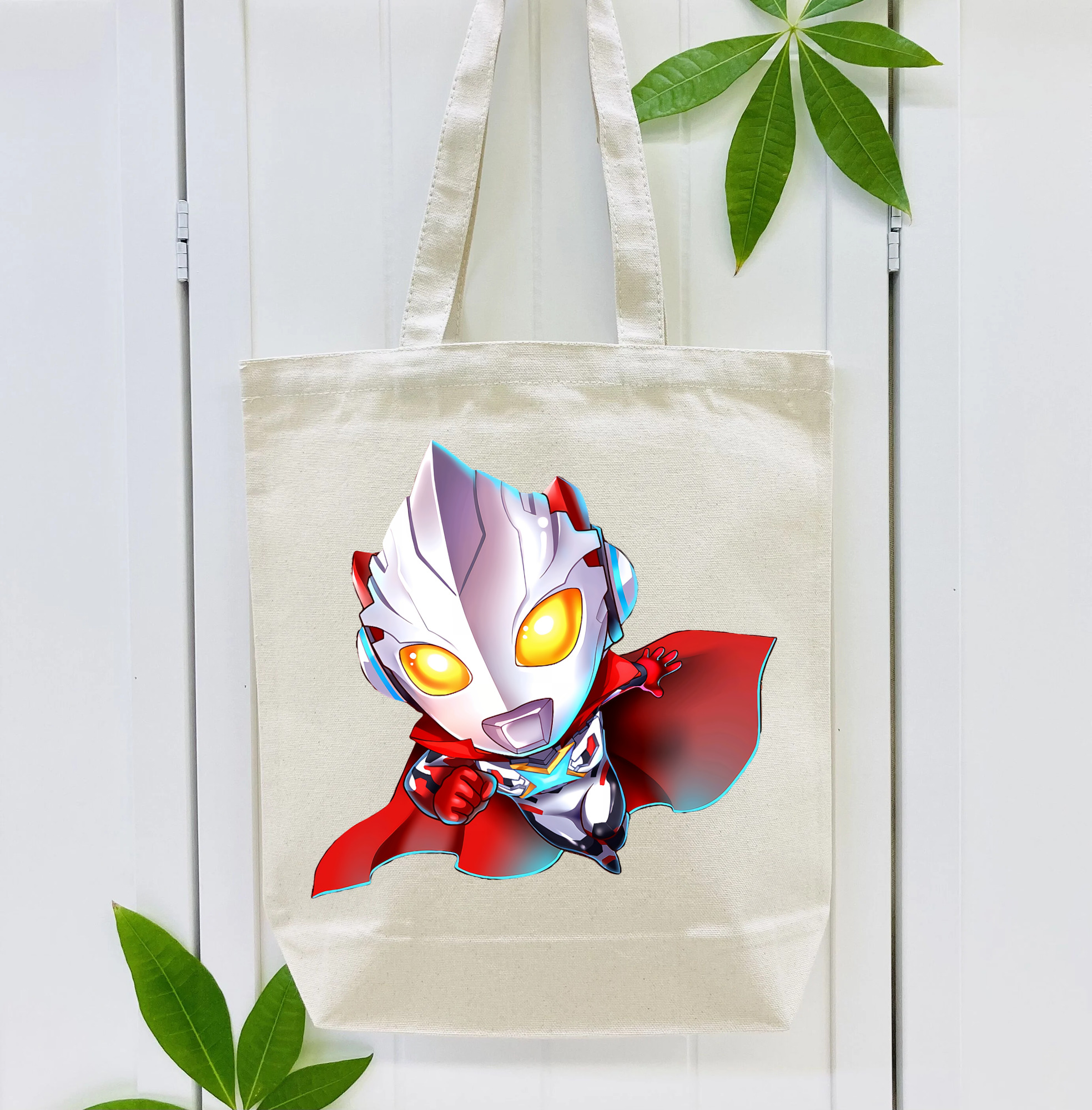 ウルトラマン Ultraman 縦型キャンバス生地手提げバッグ　トートバッグ