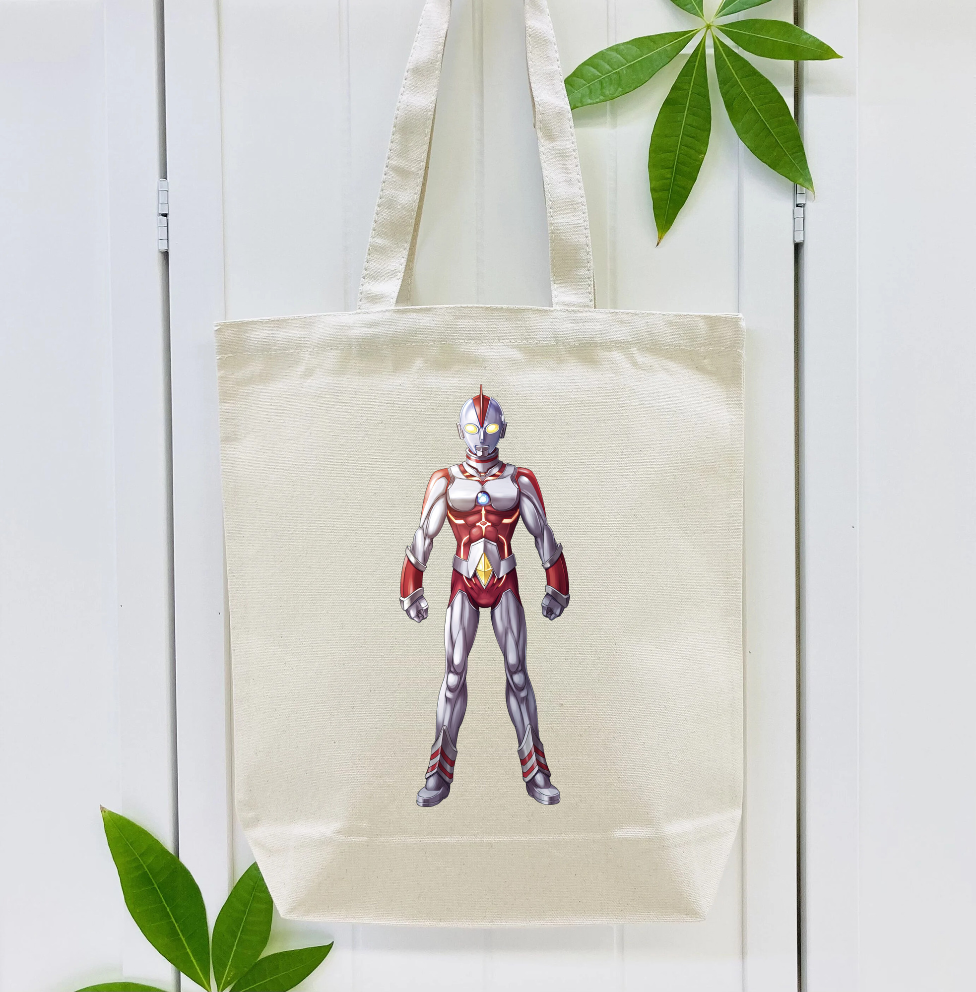 ウルトラマン Ultraman 縦型キャンバス生地手提げバッグ　トートバッグ