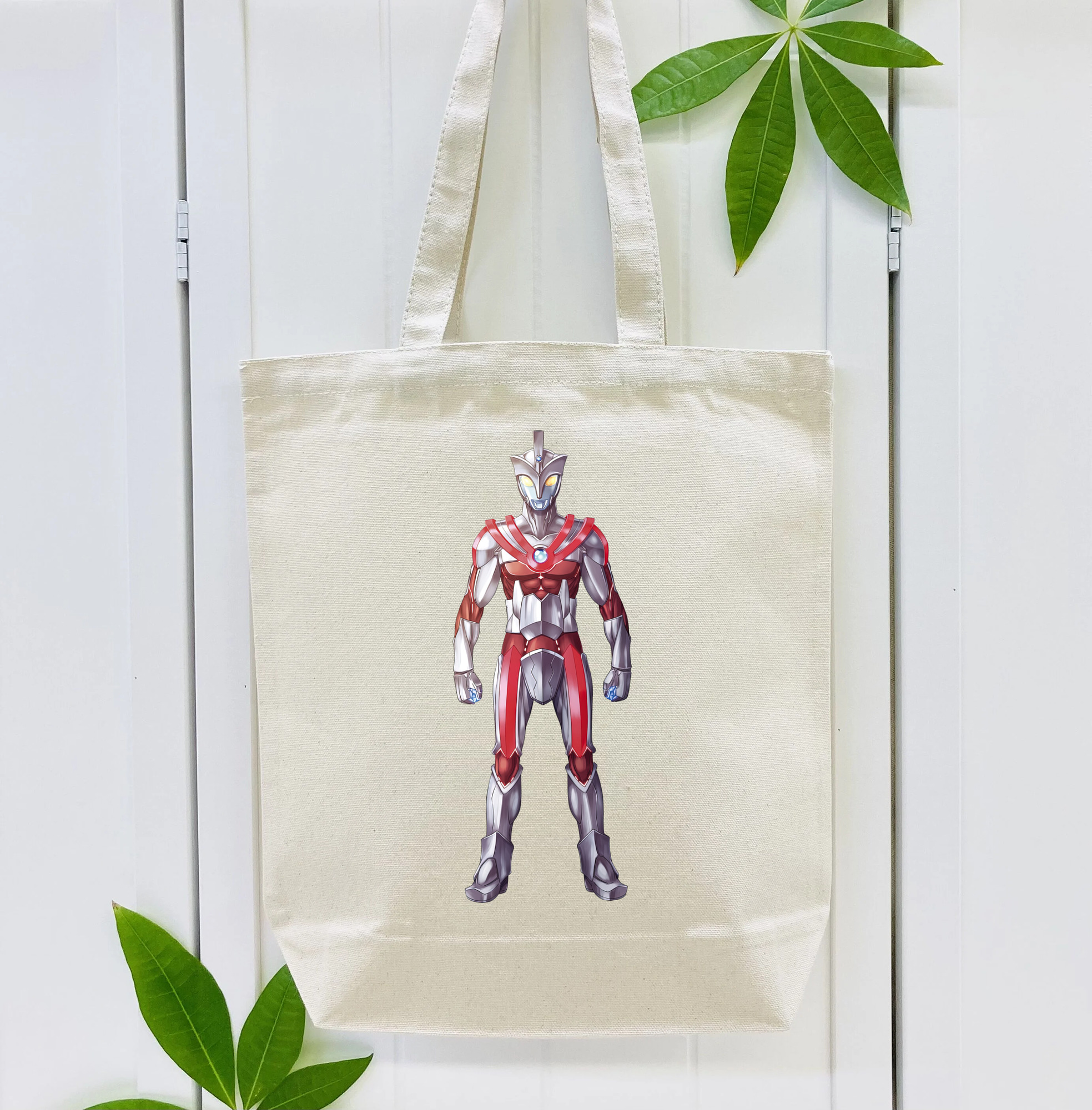 ウルトラマン Ultraman 縦型キャンバス生地手提げバッグ　トートバッグ