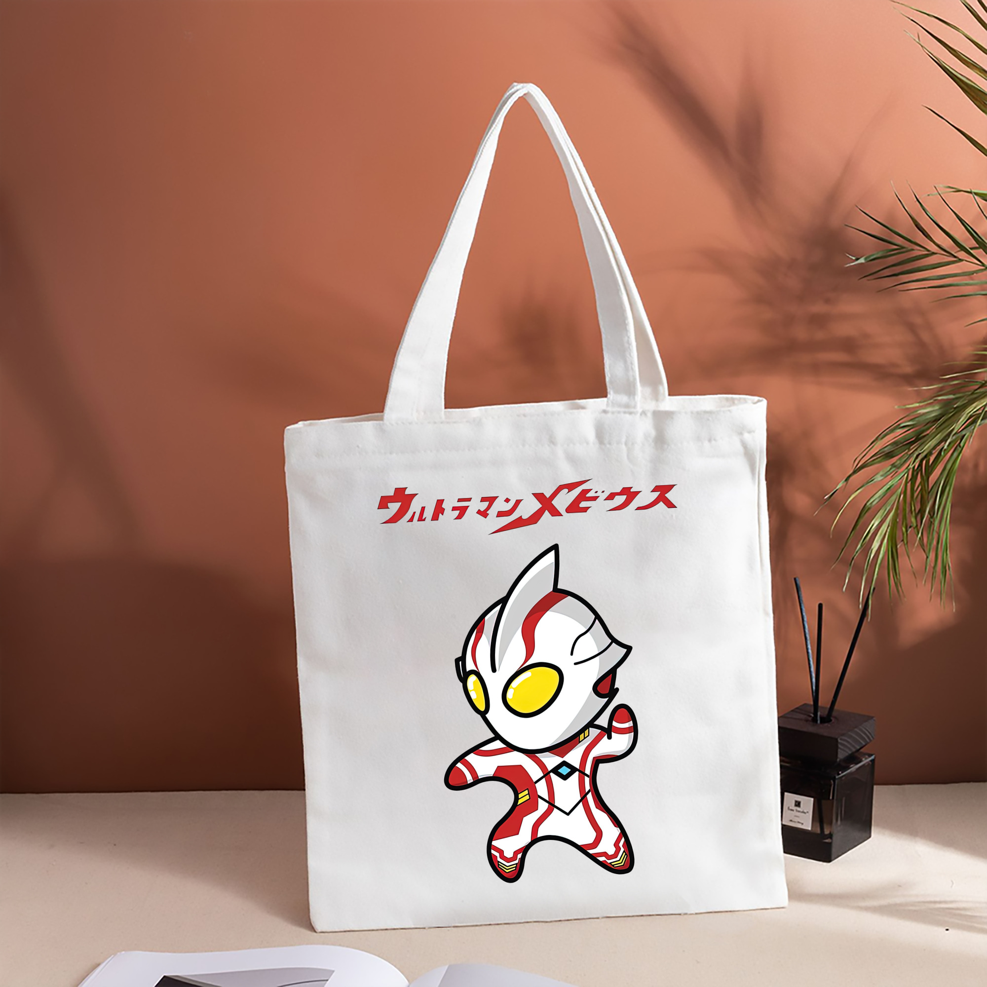 ウルトラマン Ultraman 縦型キャンバス生地手提げバッグ　トートバッグ