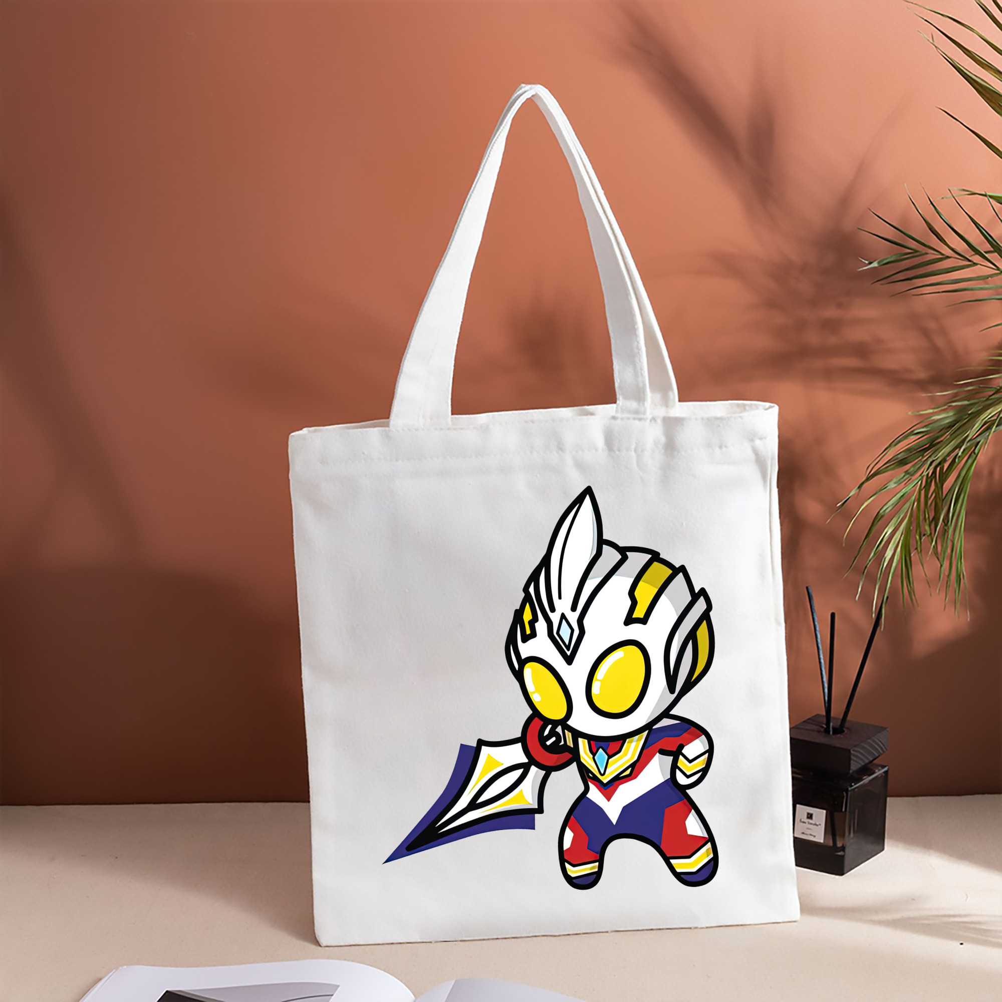 ウルトラマン Ultraman 縦型キャンバス生地手提げバッグ　トートバッグ