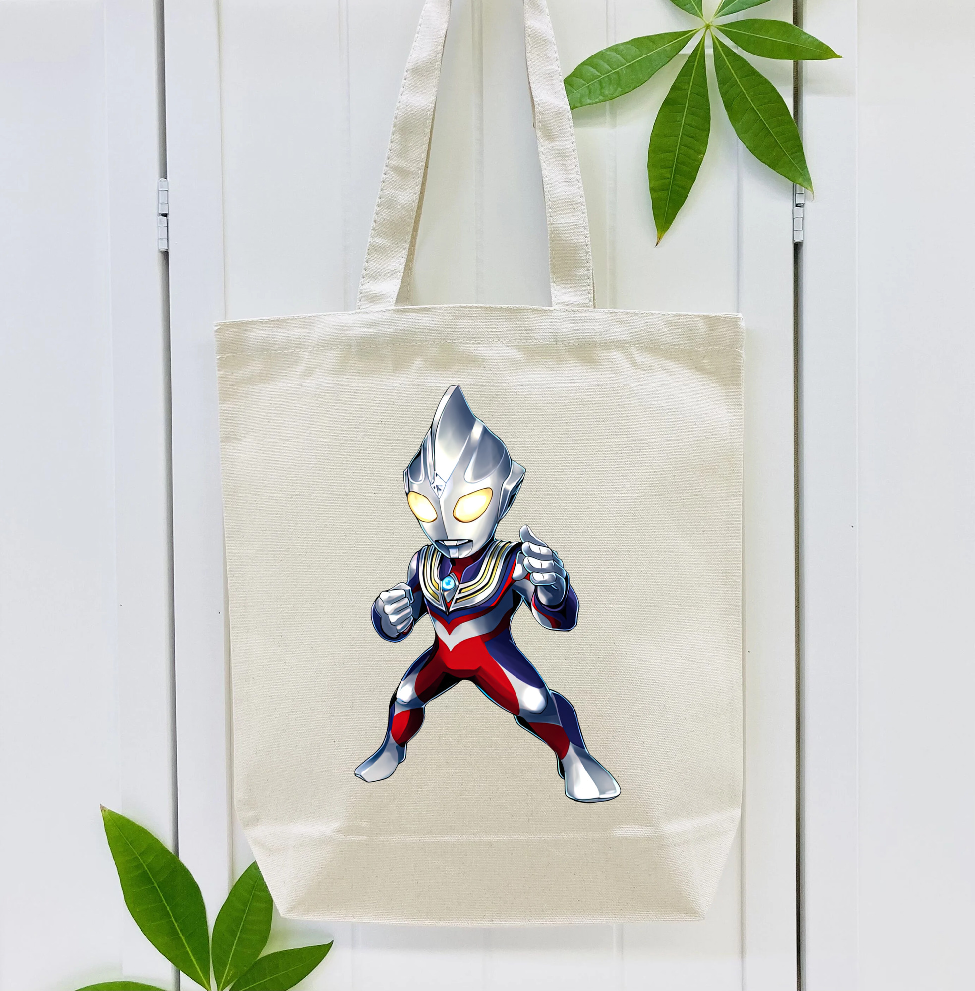 ウルトラマン Ultraman 縦型キャンバス生地手提げバッグ　トートバッグ