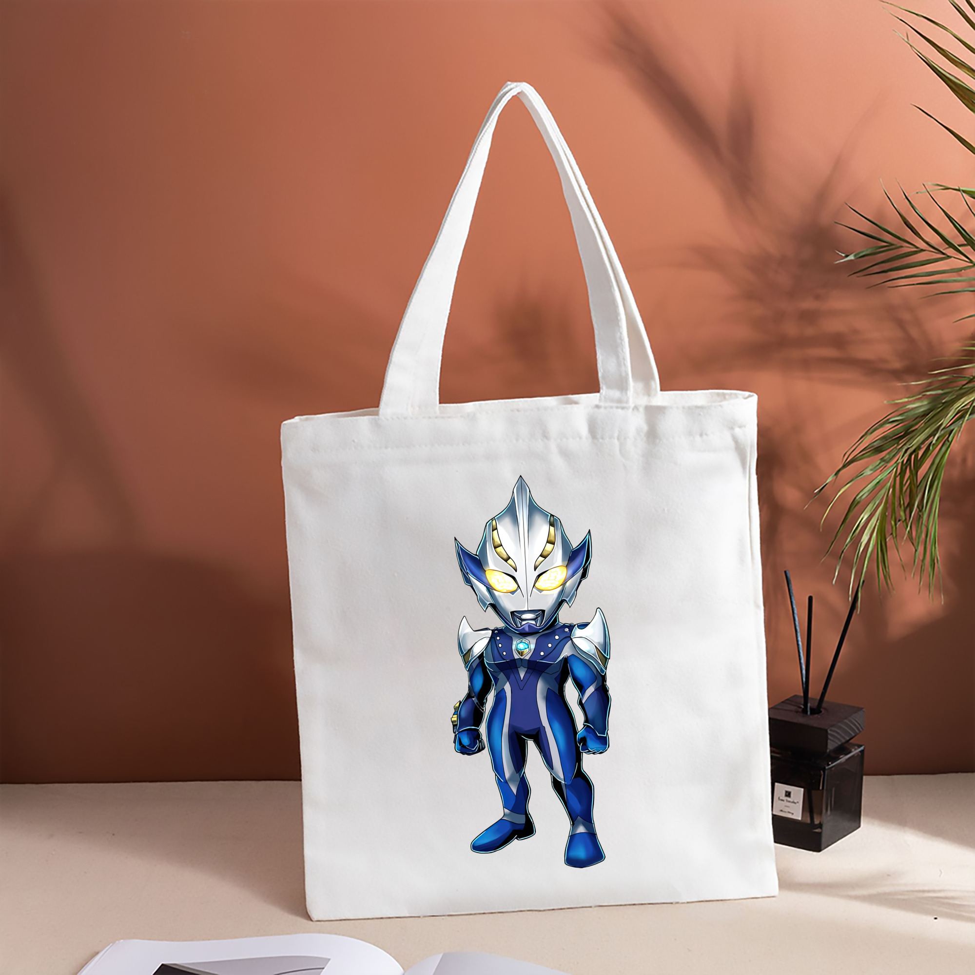 ウルトラマン Ultraman 縦型キャンバス生地手提げバッグ　トートバッグ