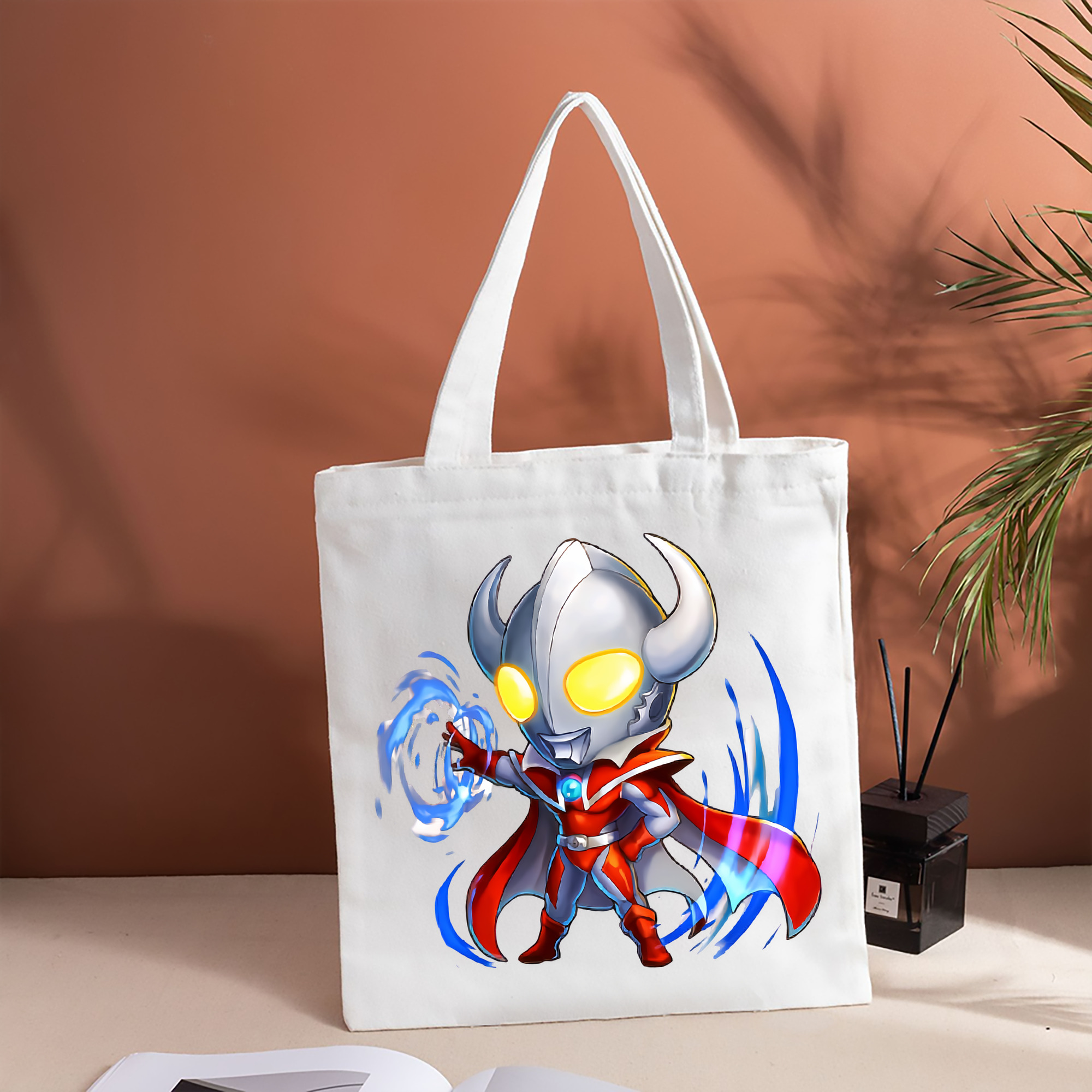 ウルトラマン Ultraman 縦型キャンバス生地手提げバッグ　トートバッグ