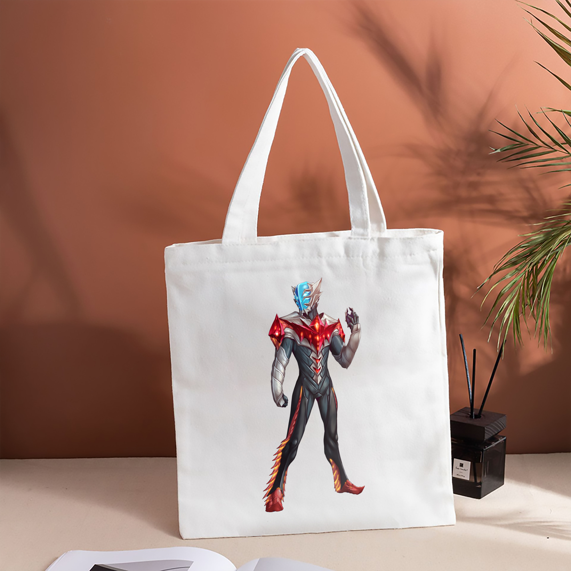 ウルトラマン Ultraman 縦型キャンバス生地手提げバッグ　トートバッグ