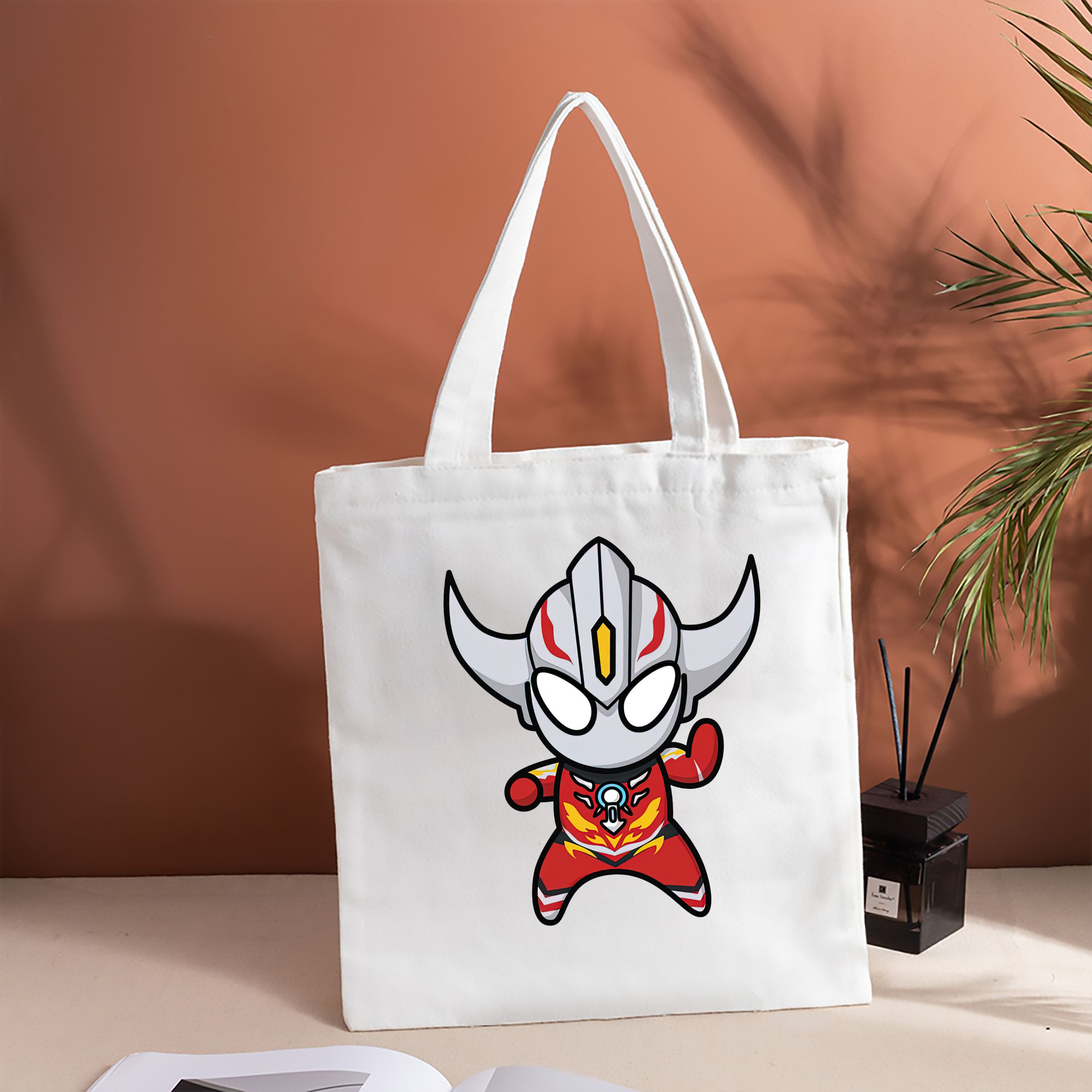 ウルトラマン Ultraman 縦型キャンバス生地手提げバッグ　トートバッグ