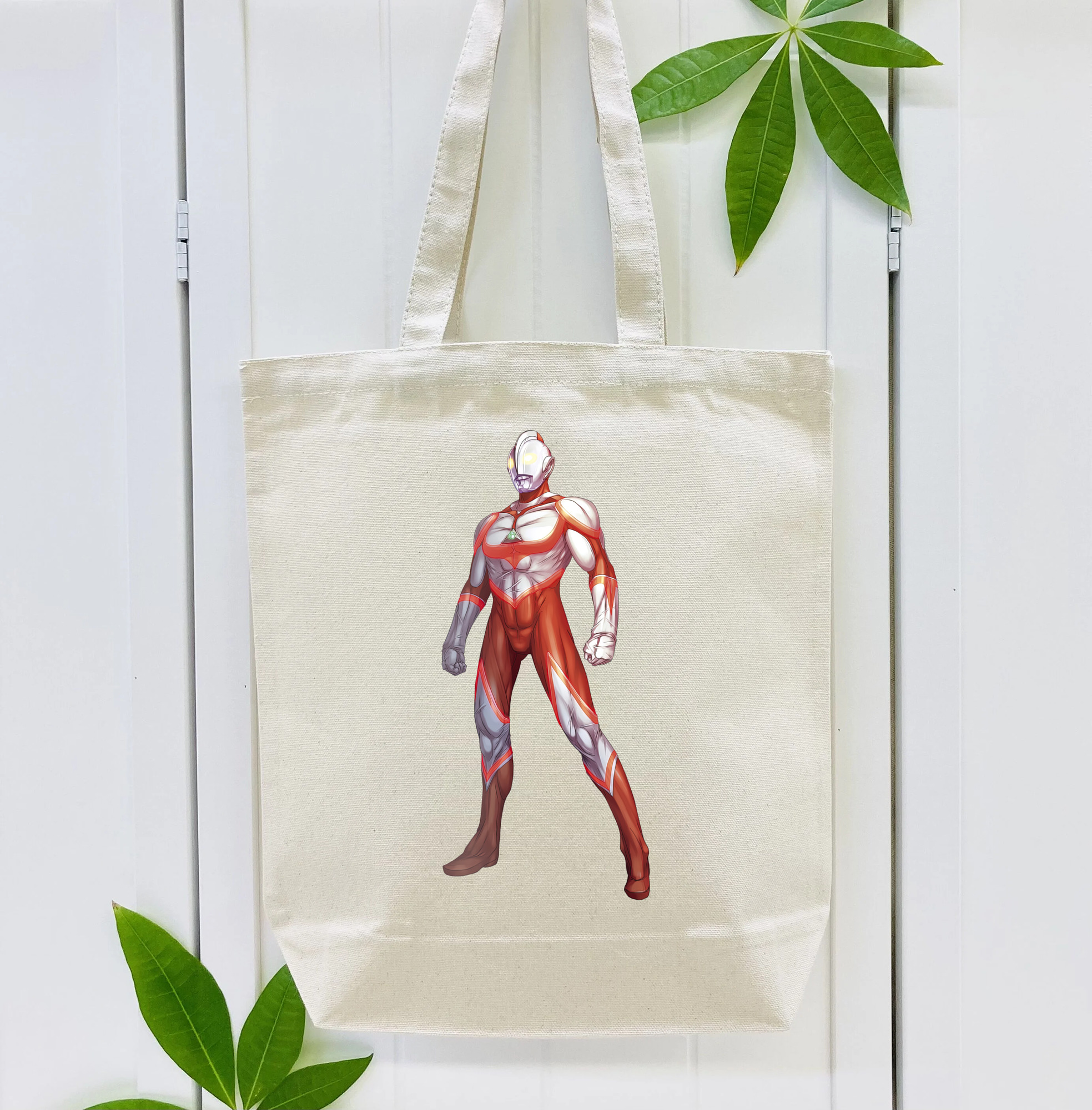 ウルトラマン Ultraman 縦型キャンバス生地手提げバッグ　トートバッグ