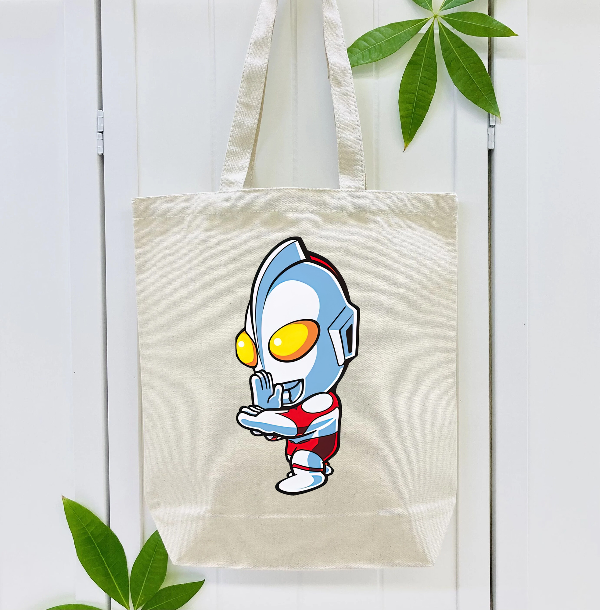 ウルトラマン Ultraman 縦型キャンバス生地手提げバッグ　トートバッグ