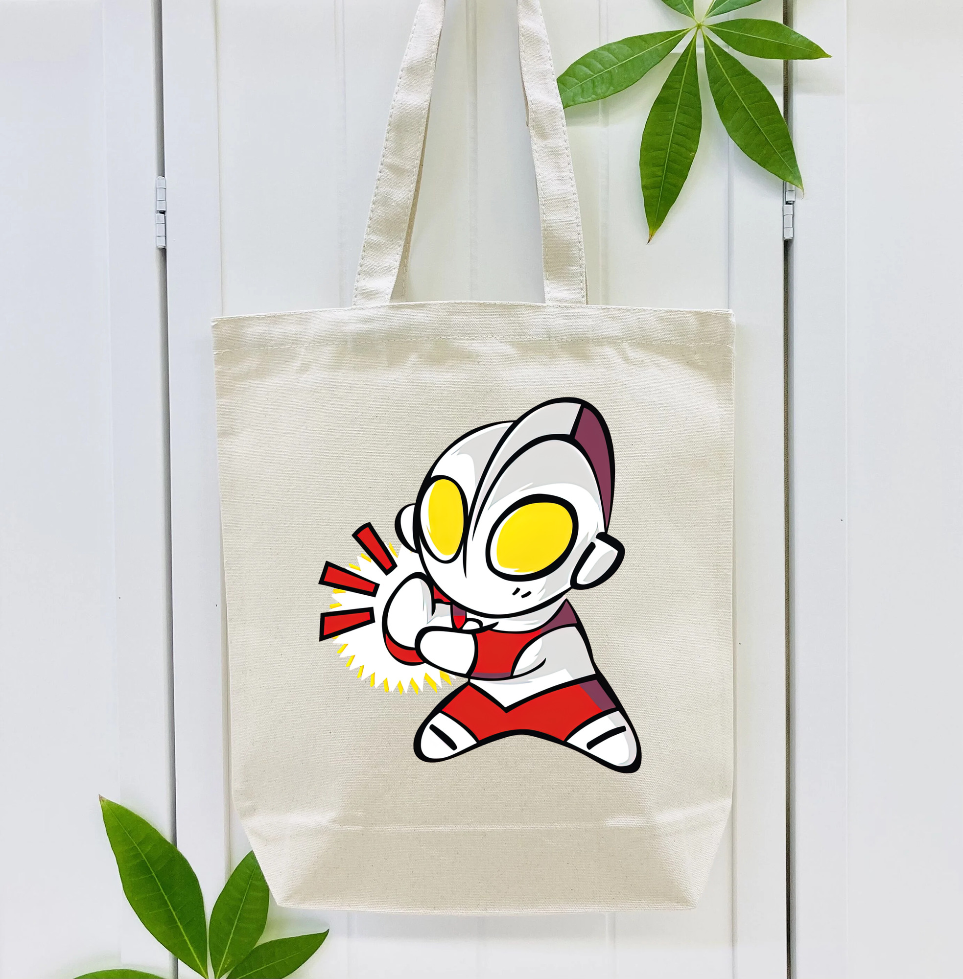 ウルトラマン Ultraman 縦型キャンバス生地手提げバッグ　トートバッグ