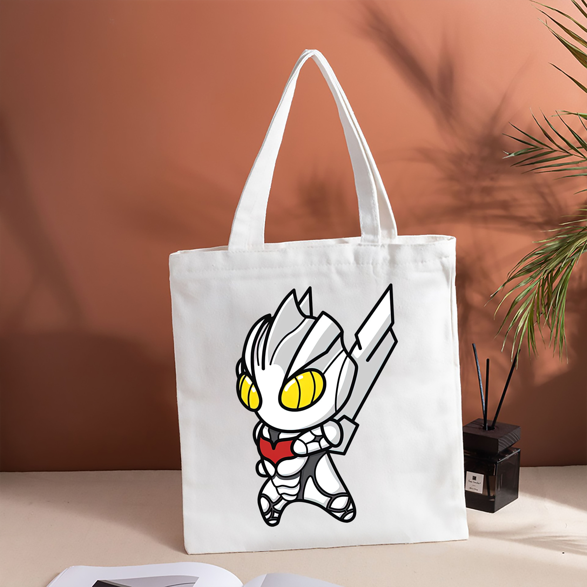ウルトラマン Ultraman 縦型キャンバス生地手提げバッグ　トートバッグ