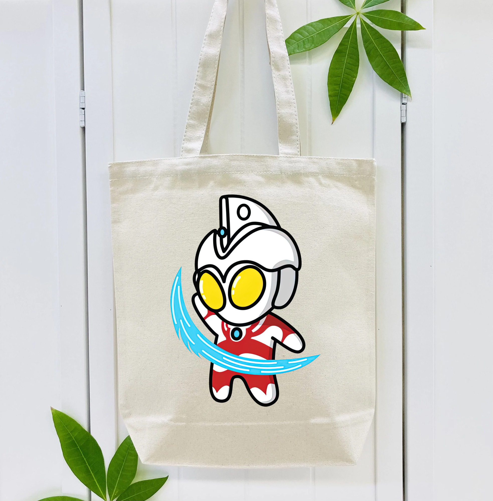 ウルトラマン Ultraman 縦型キャンバス生地手提げバッグ　トートバッグ