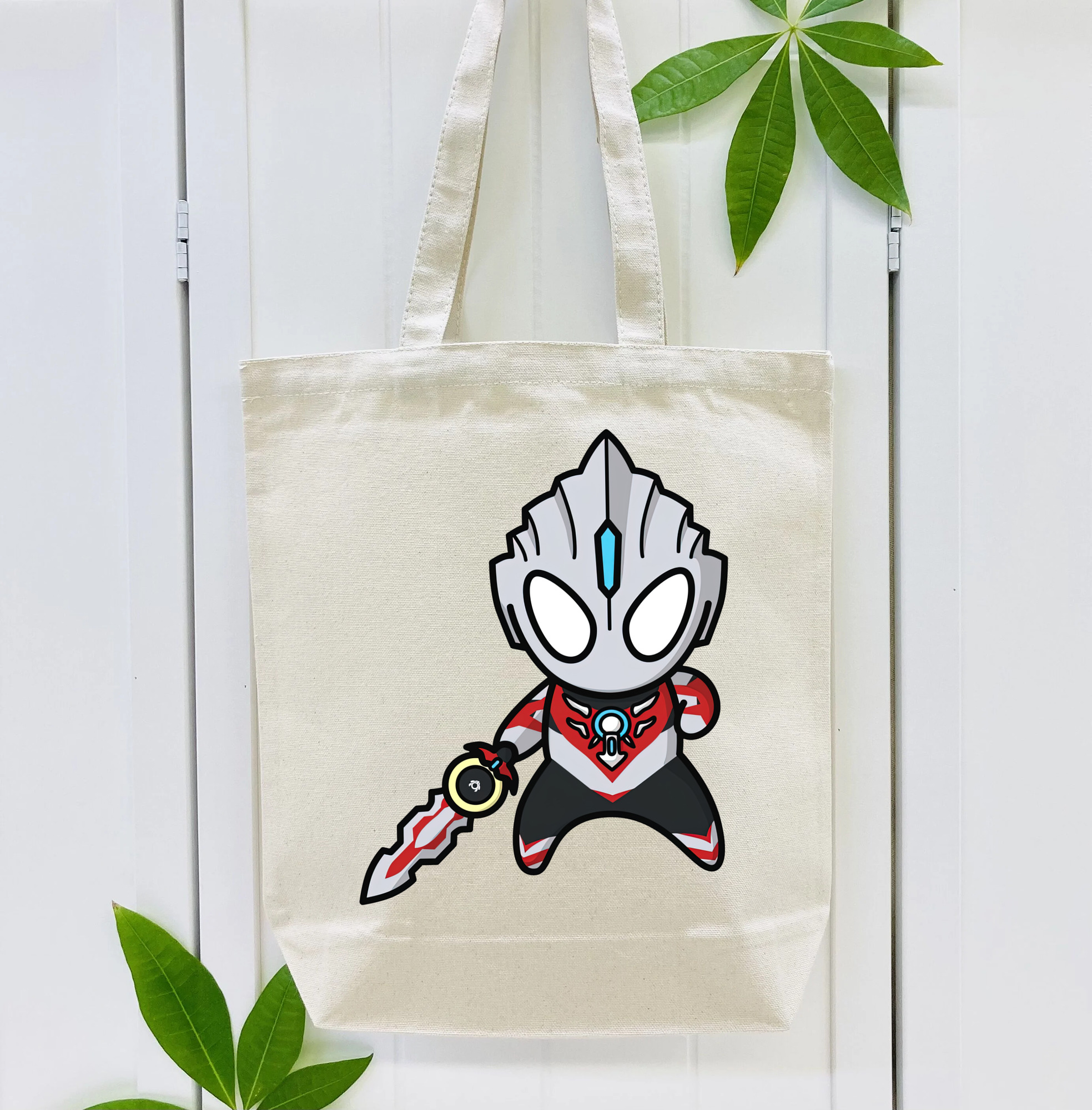 ウルトラマン Ultraman 縦型キャンバス生地手提げバッグ　トートバッグ
