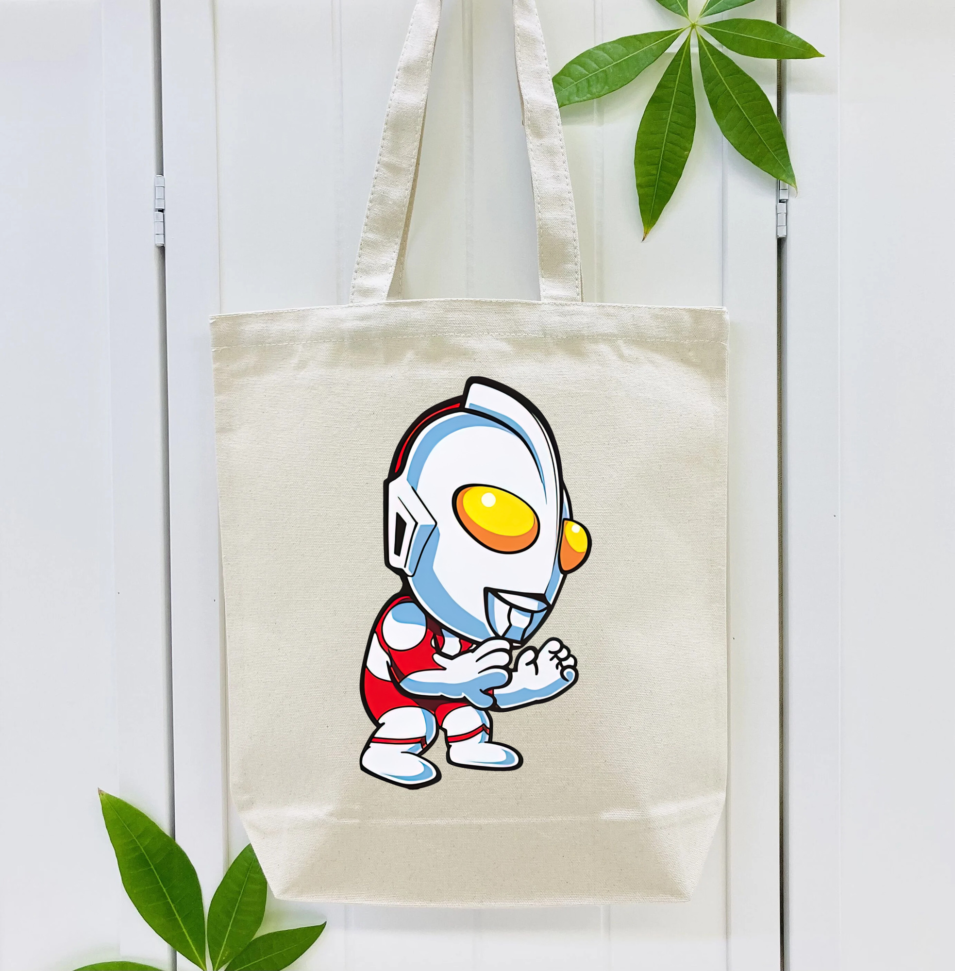ウルトラマン Ultraman 縦型キャンバス生地手提げバッグ　トートバッグ