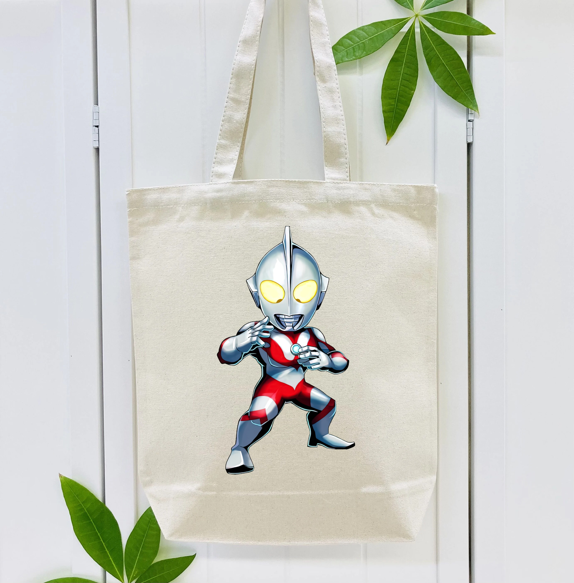 ウルトラマン Ultraman 縦型キャンバス生地手提げバッグ　トートバッグ