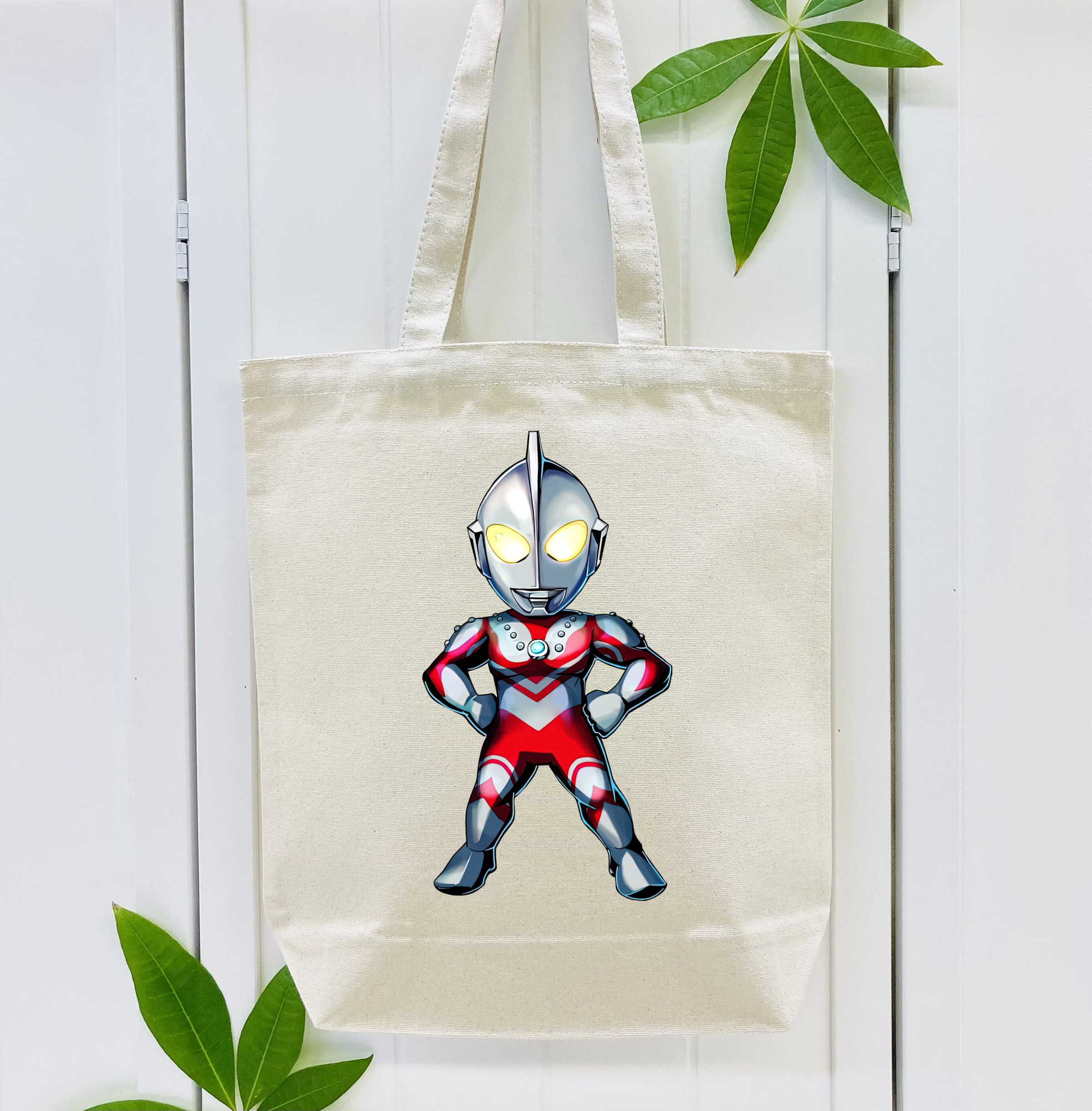 ウルトラマン Ultraman 縦型キャンバス生地手提げバッグ　トートバッグ