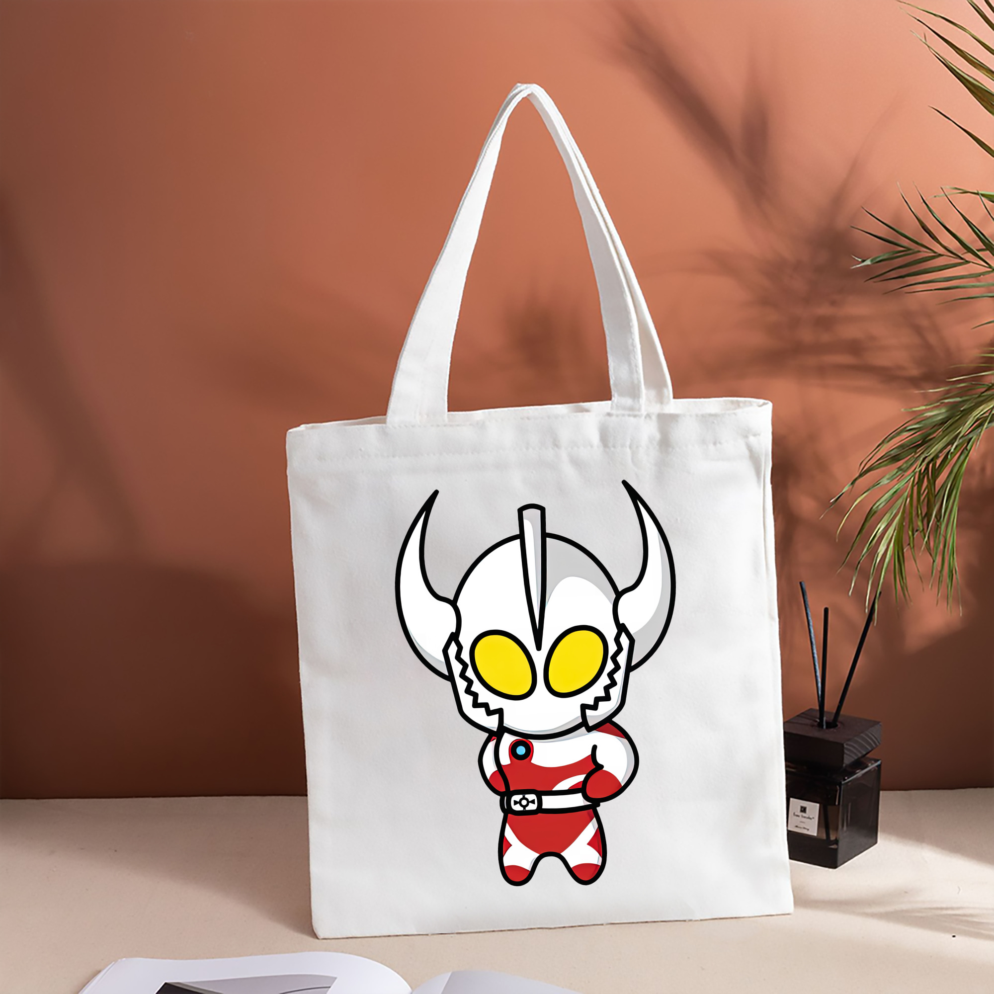 ウルトラマン Ultraman 縦型キャンバス生地手提げバッグ　トートバッグ